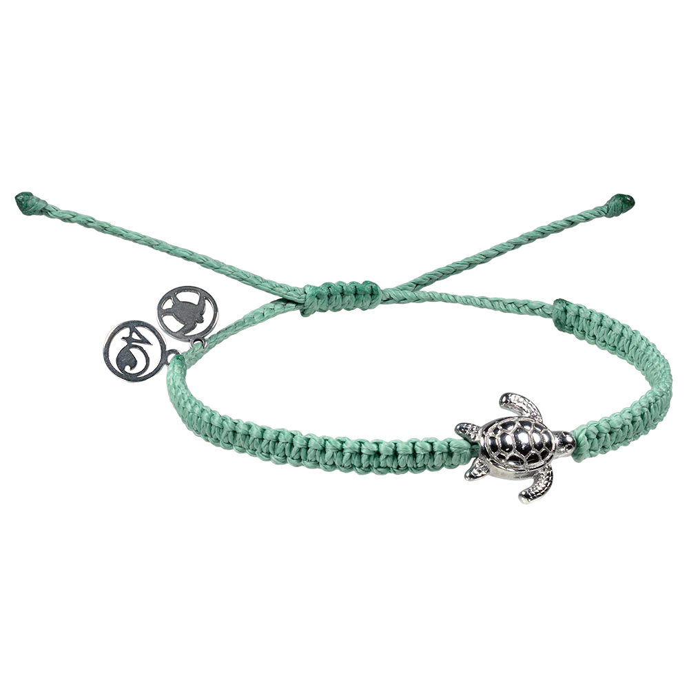 4Ocean Ocean Resilience Sea Turtle Bracelet - Eco-Friendly Adjustable Beaded Bracelet for Men & Women - Support Marine Conservation - Perfect for Beach, Travel & Everyday Wear