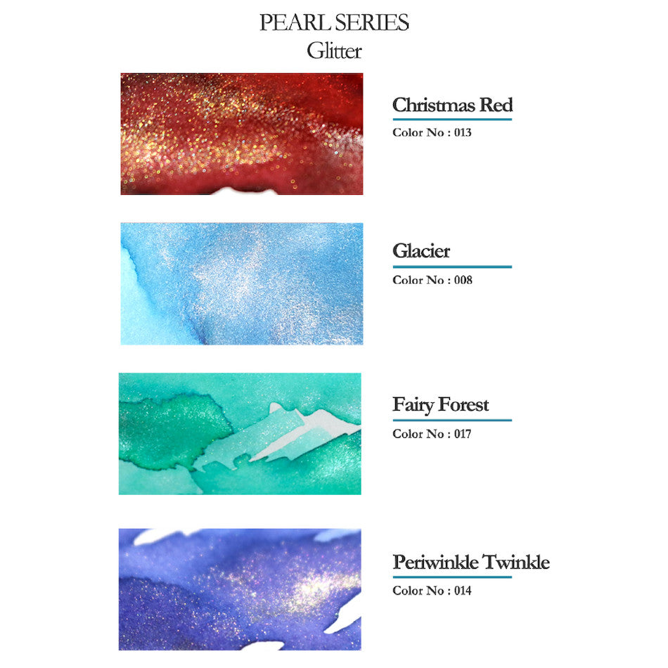 Dominant Industry Pearl Bottled Ink - 25ml Vibrant Shimmering Ink for Calligraphy, Art & Journaling - Perfect for Fountain Pens, Dip Pens & Creative Projects