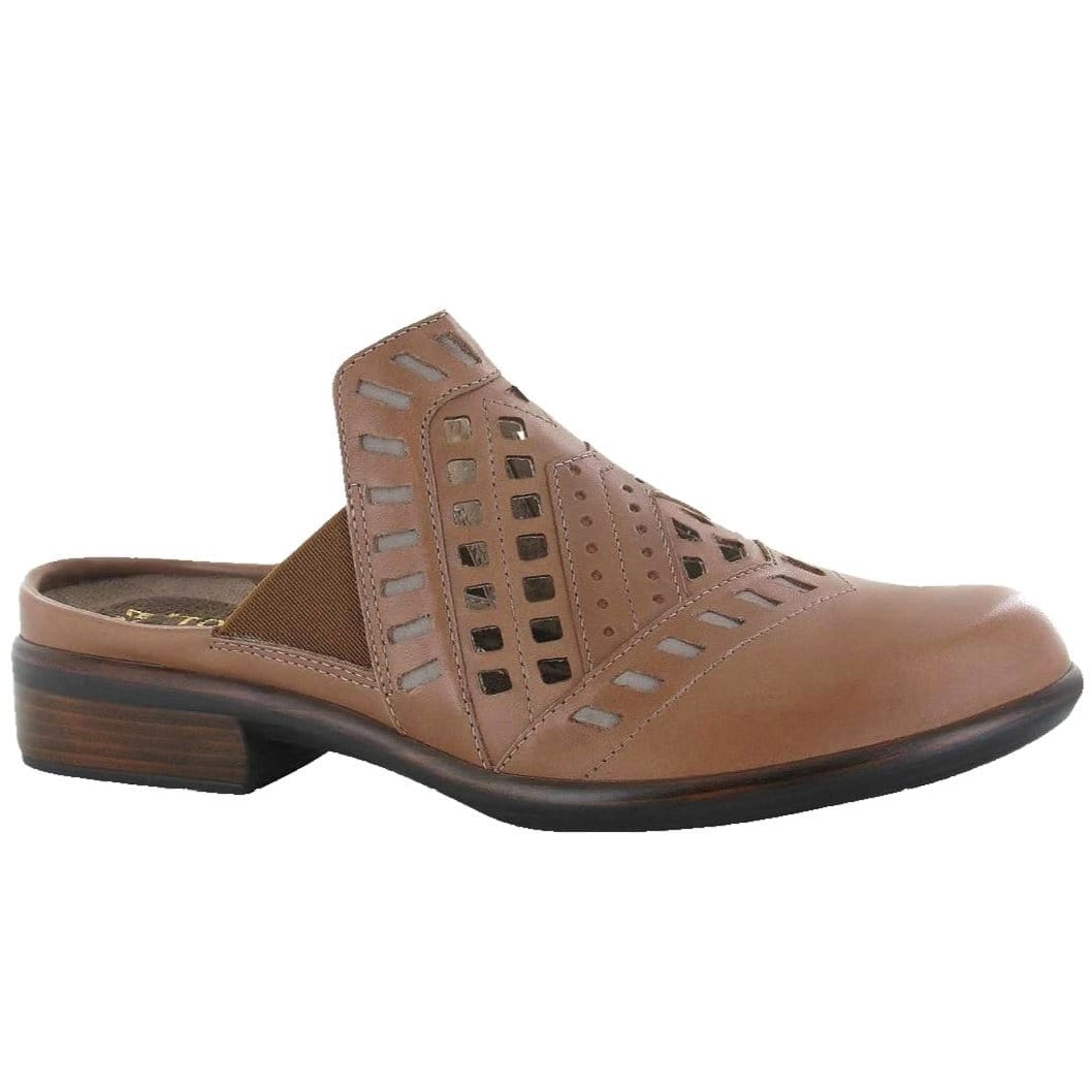 Sharkia Leather Mule Slides for Women - Comfortable Soft Leather House Slippers - Indoor/Outdoor Casual Shoes for Home, Lounge & Errands (26069)