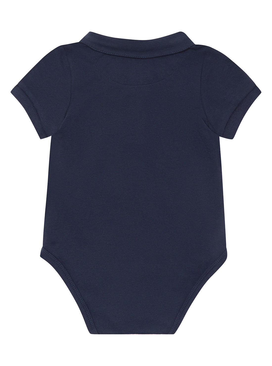 Blue Bear Logo Polo Onesie for Baby Boys & Girls (0-12 Months) - Soft Cotton Romper for Playtime, Outings & Photo Shoots