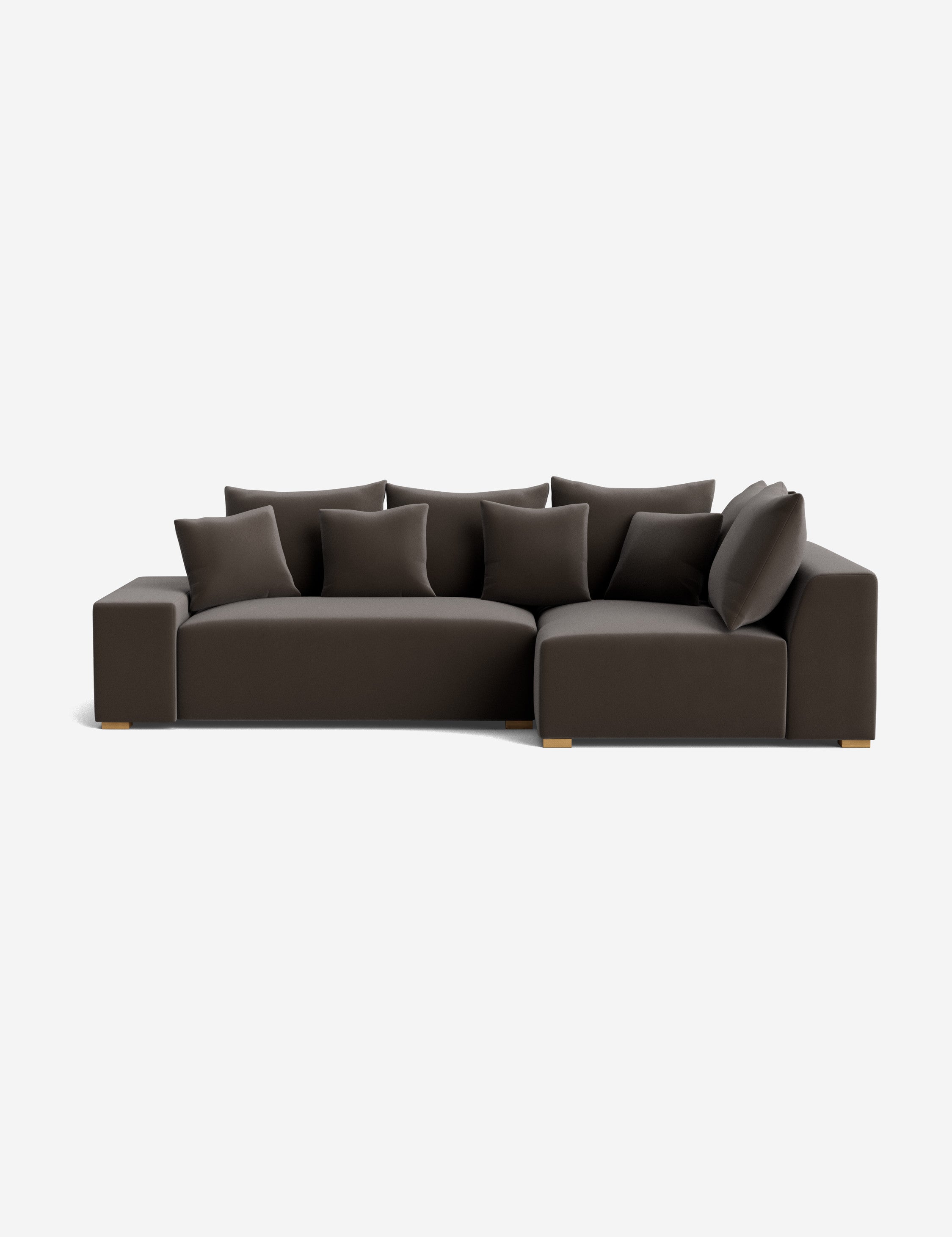 Modern Clayton Sectional Sofa - Comfortable L-Shaped Couch for Living Room, Family Room & Home Theater | Durable Upholstery & Stylish Design