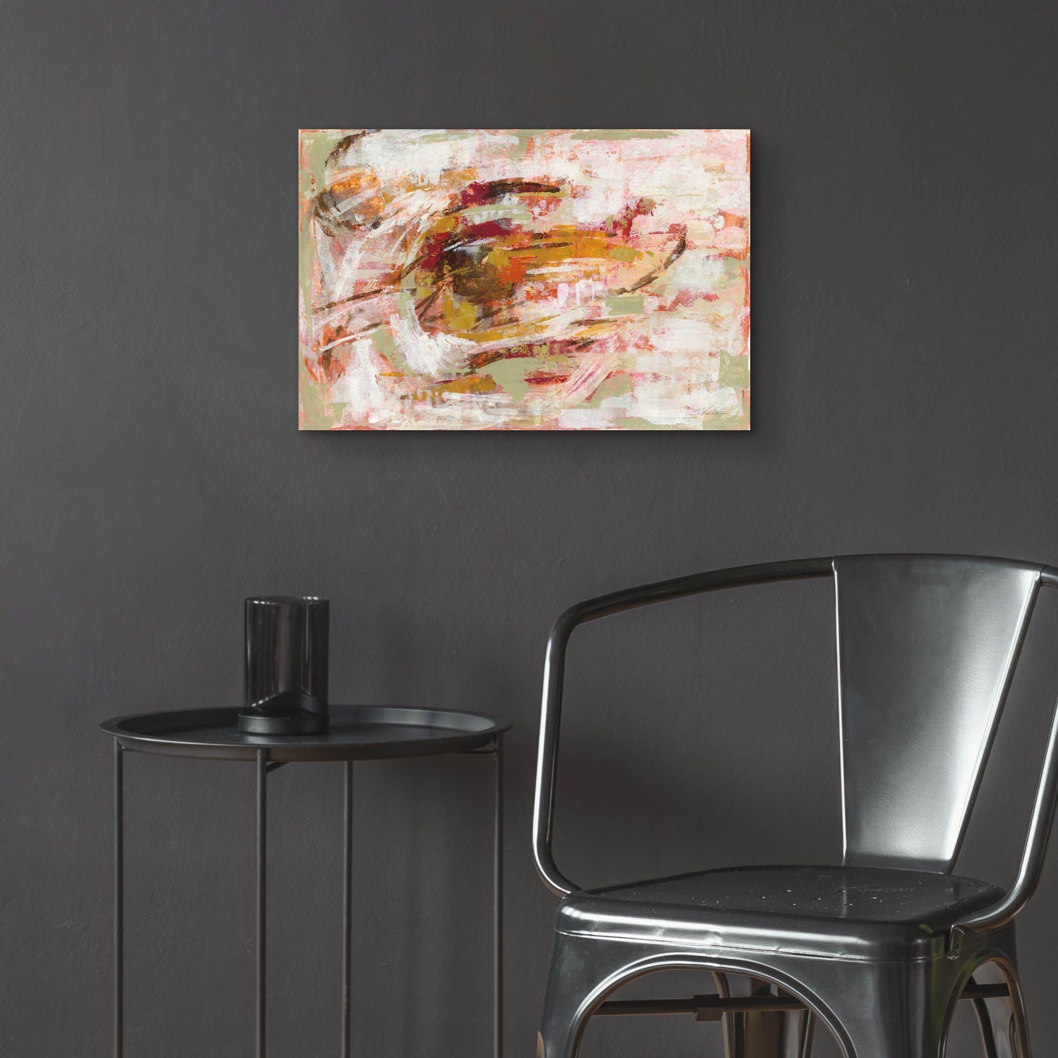 Epic Art 'Graffiti Wall II' by Silvia Vassileva - Modern Acrylic Glass Wall Art Painting 24x16 Inches - Perfect for Living Room, Bedroom & Office Decor