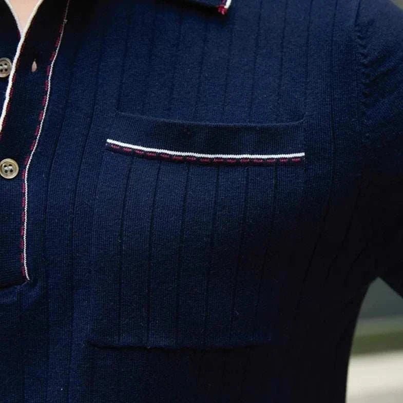 Vintage Old Money Polo Shirt - Classic English Style Cotton T-Shirt for Men | Perfect for Golf, Business Casual & Preppy Fashion