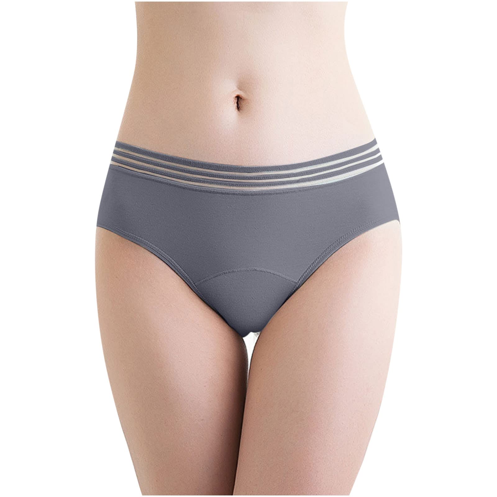 **Seamless Plus Size Women's Underwear - Leakproof, Breathable High Waist Panties for Comfort & Confidence | Perfect for Everyday Wear, Yoga & Postpartum Recovery**