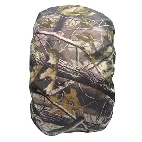 WINOMO Waterproof Camouflage Backpack Cover - Leaf Camo Rain Protector for Hiking, Camping & Outdoor Adventures