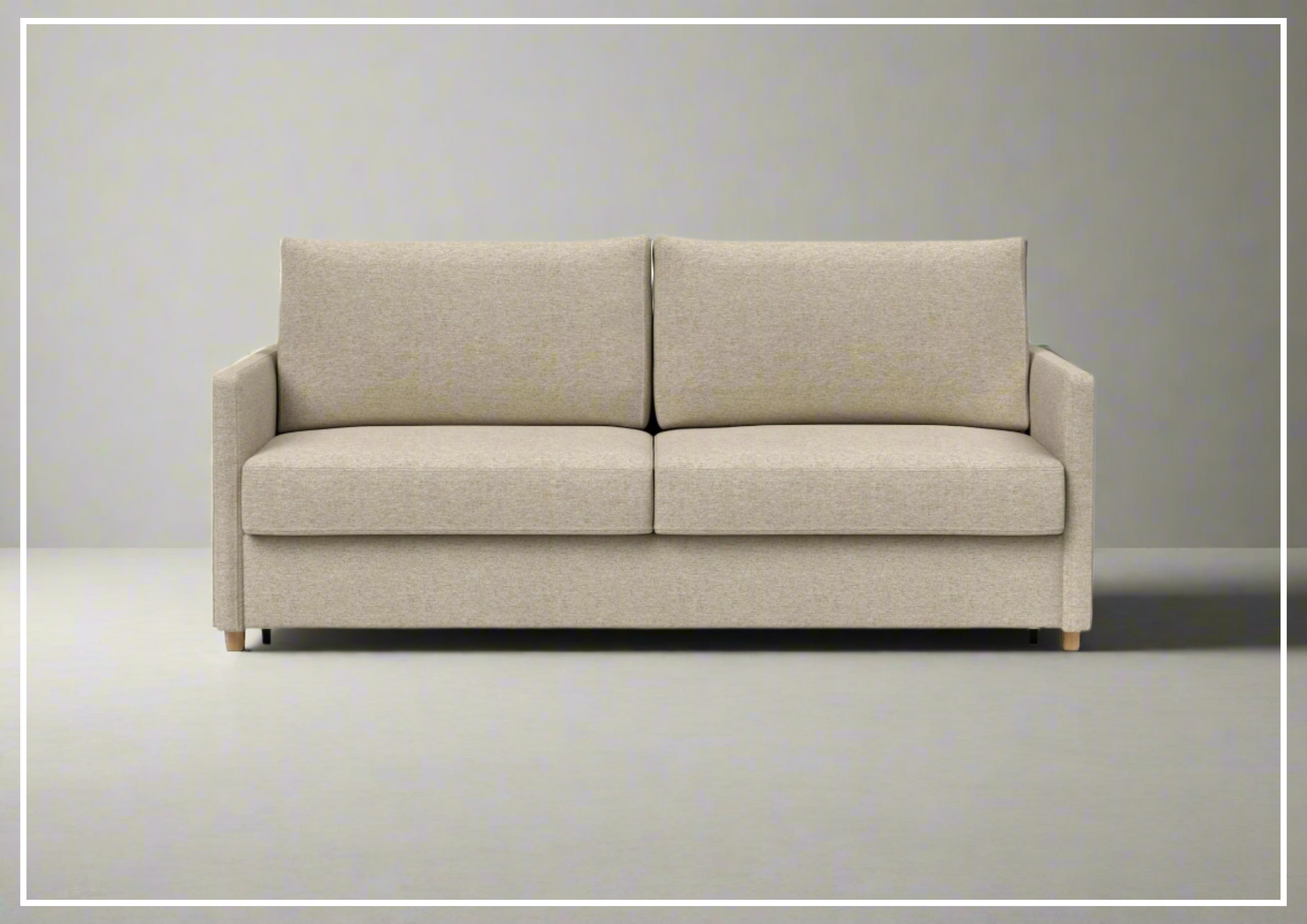 Innovation Living Neah Fabric 2-Seater King Size Sleeper Sofa Bed - Convertible Comfort for Small Spaces & Guest Rooms