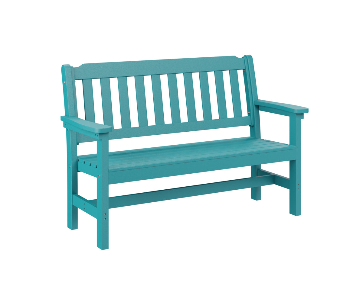 Berlin Gardens Outdoor Garden Bench - Heavy Duty Weather-Resistant Wooden Bench for Patio, Backyard, and Garden Seating - Perfect for Relaxing and Entertaining Guests