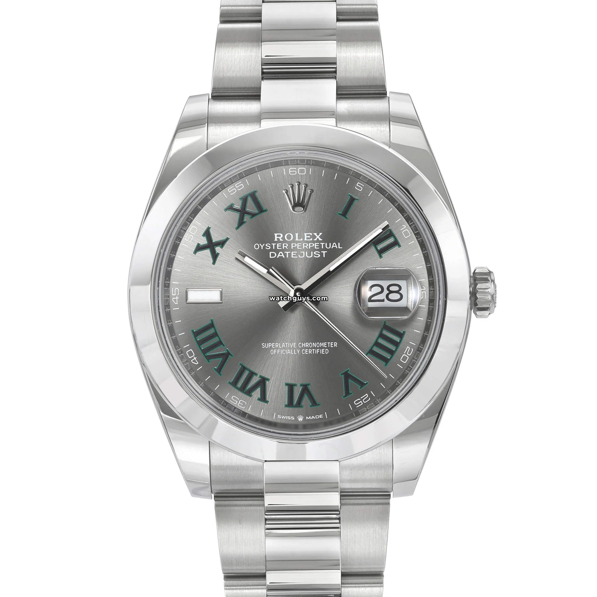 Rolex Datejust 126300 Stainless Steel Watch - Luxury Automatic Men's Timepiece for Business, Wedding & Formal Occasions