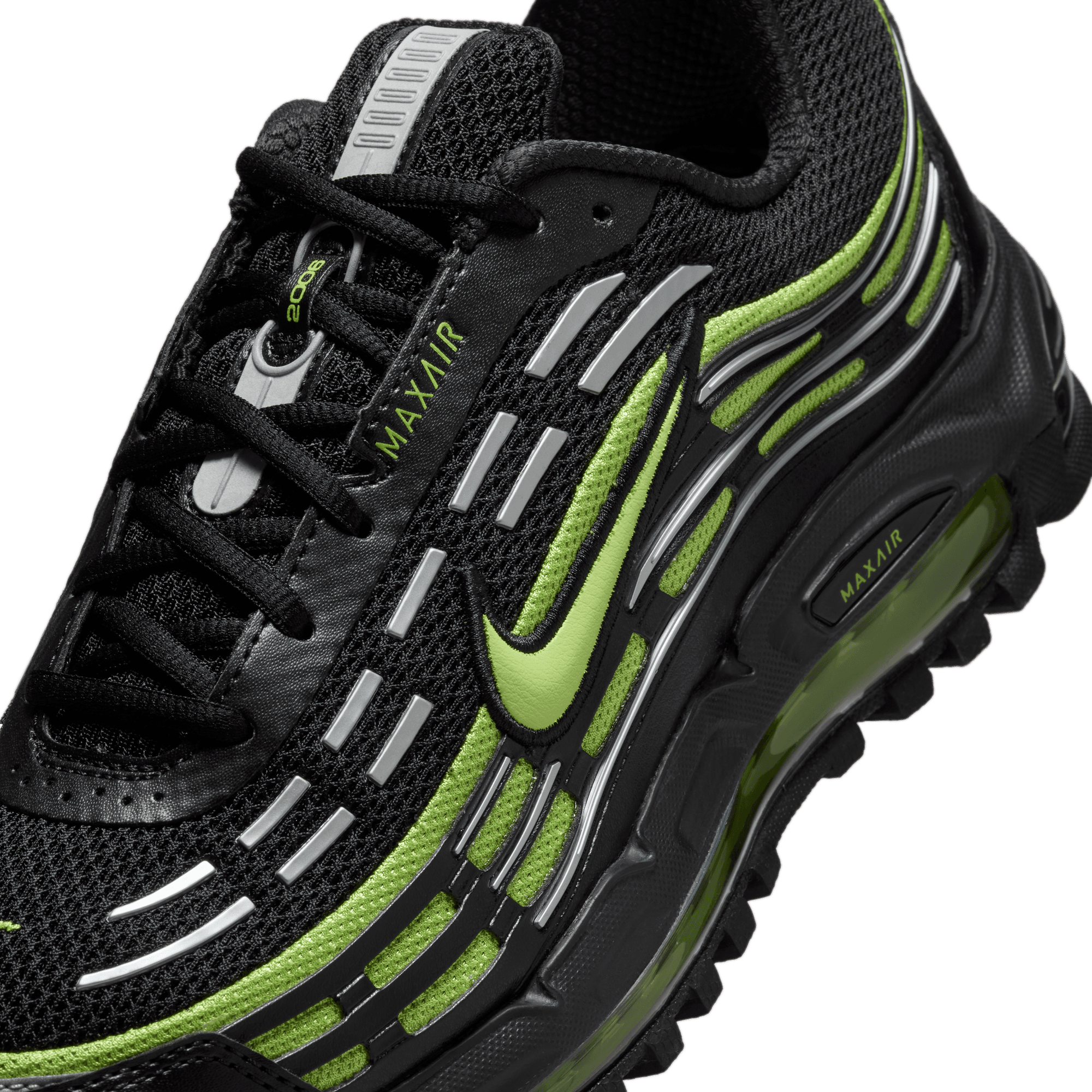 Nike Air Max TL 2.5 Men's Running Shoes - Black/Citron - Lightweight Cushioned Sneakers for Jogging, Gym & Everyday Wear