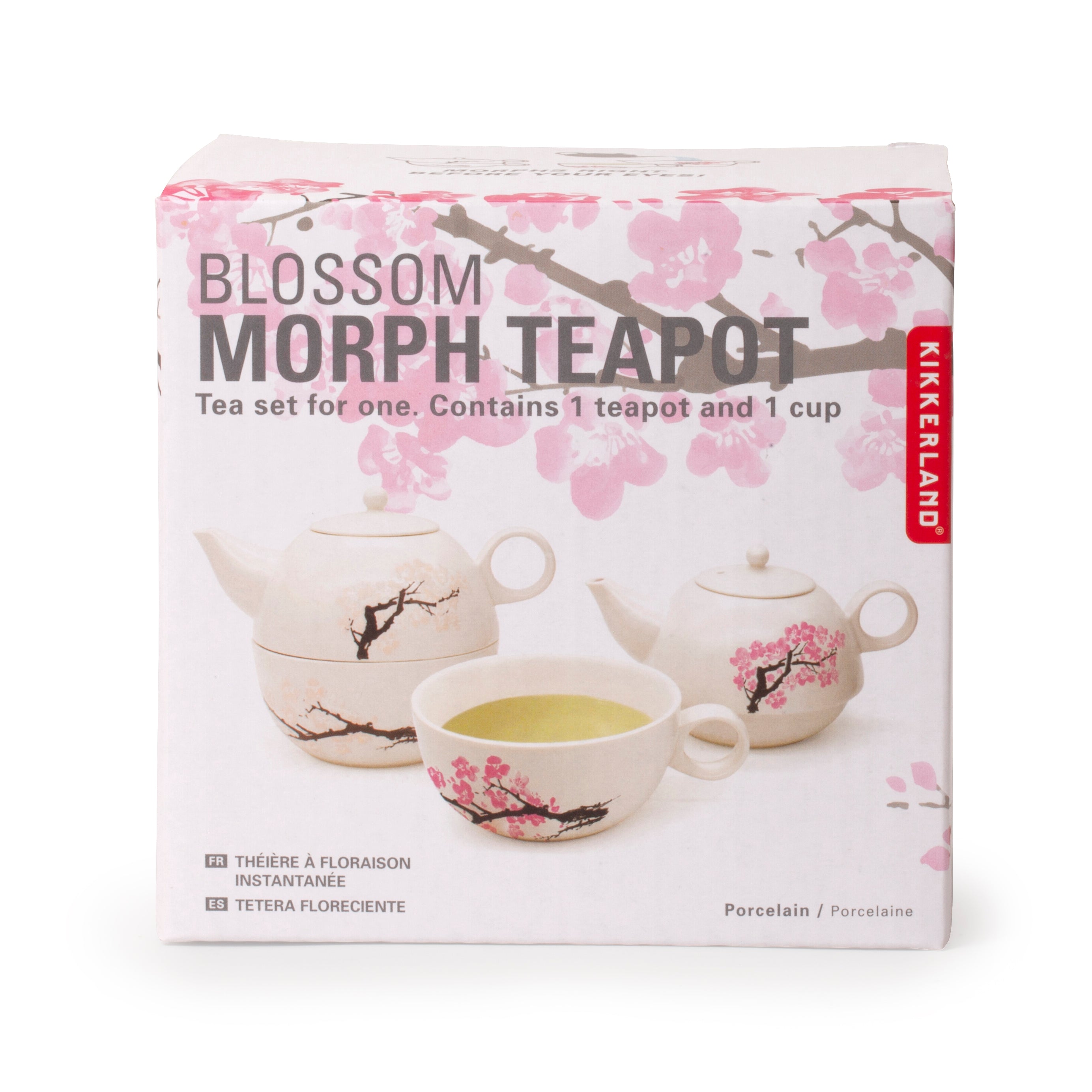 Elegant Blossom Morph Teapot - Ceramic Flower Design Tea Pot with Infuser - Perfect for Afternoon Tea, Gifts & Home Decor
