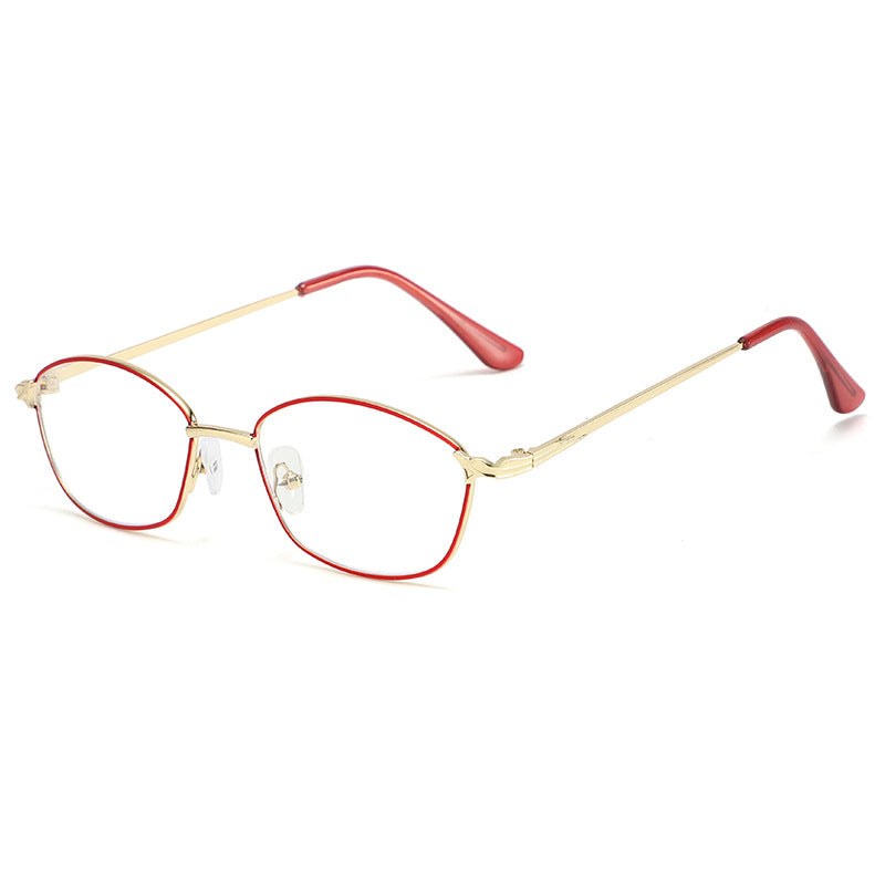 Anti Blue Light Reading Glasses for Women - Metal Frame Presbyopia Glasses - Perfect for Computer Use, Reading & Screen Time Protection
