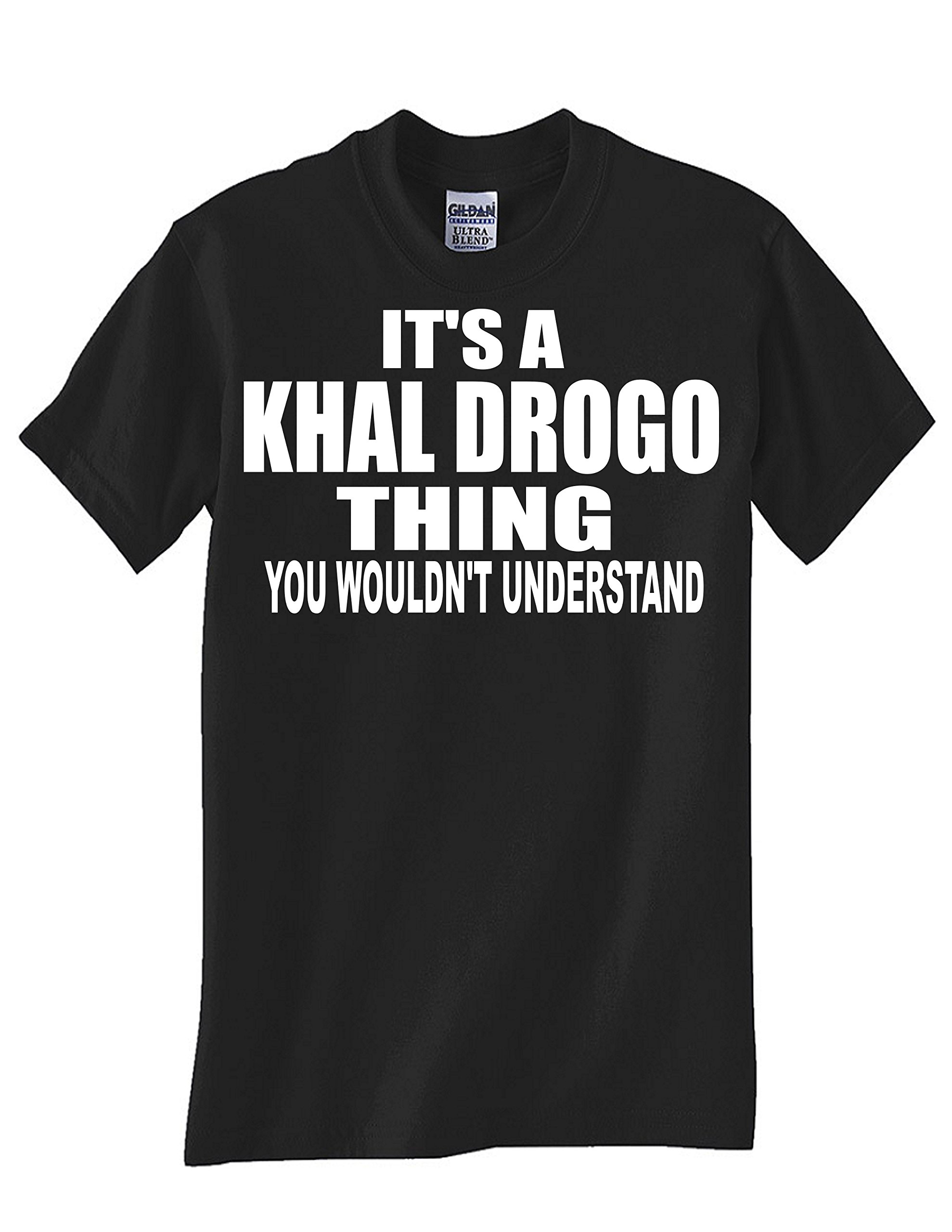 STUFF WITH ATTITUDE Khal Drogo Game of Thrones Black T-Shirt for Men - Cool Graphic Tee for Fans, Cosplay, and Casual Wear