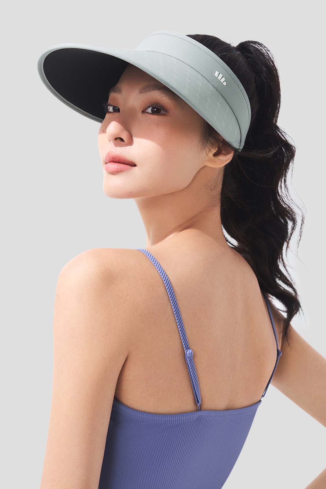 Guji Wide Brim Women's Sun Visor Hat UPF50+ for Outdoor Activities - Beach, Golf, Hiking & Gardening (BM569)