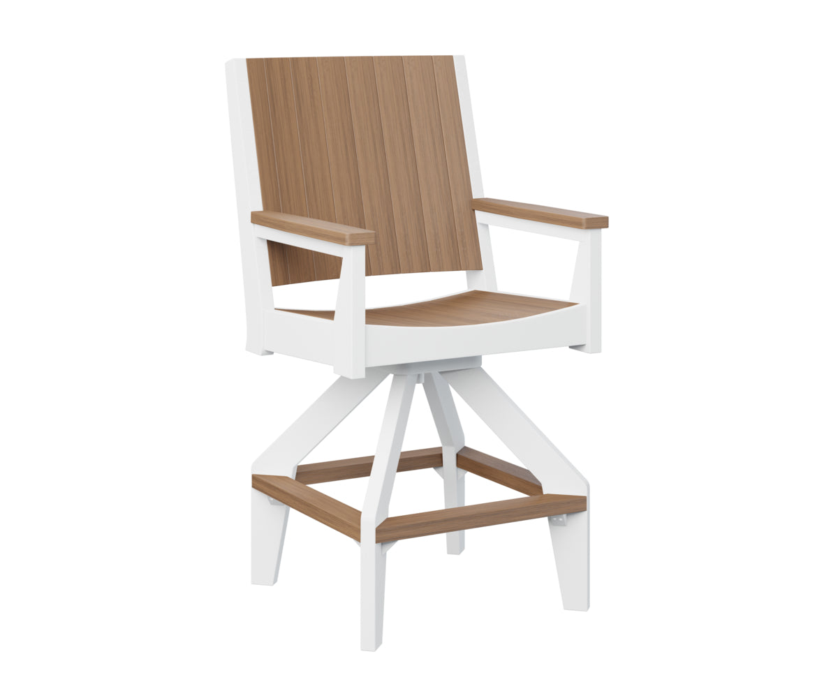 Antique Mahogany on White