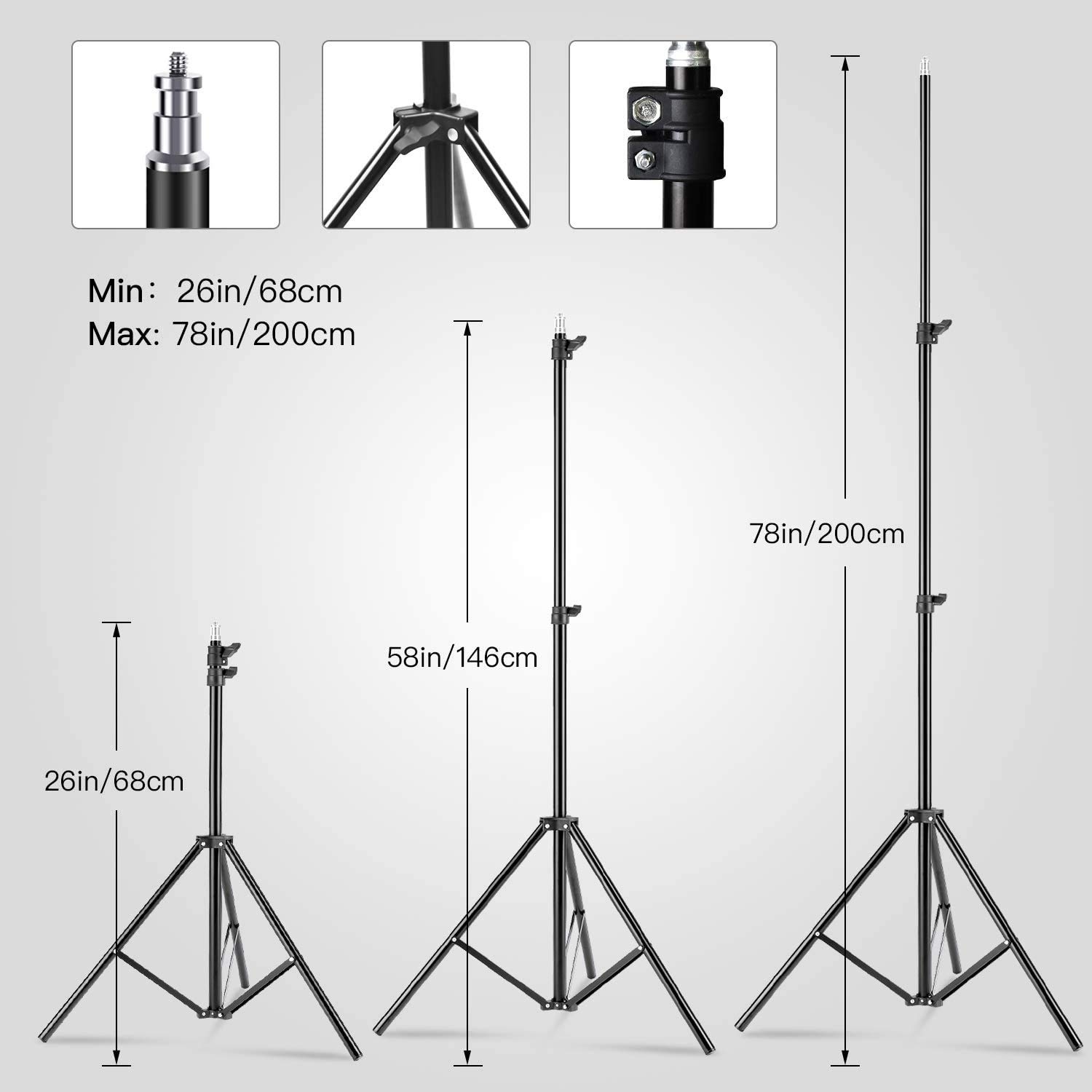 Professional 2m x 3m Photo Studio Lighting Kit with Backdrop Support System - 2x 135W Softbox Umbrellas & Continuous Lighting for Portrait, Product, and YouTube Video Photography - Perfect for Home Studios and Content Creators