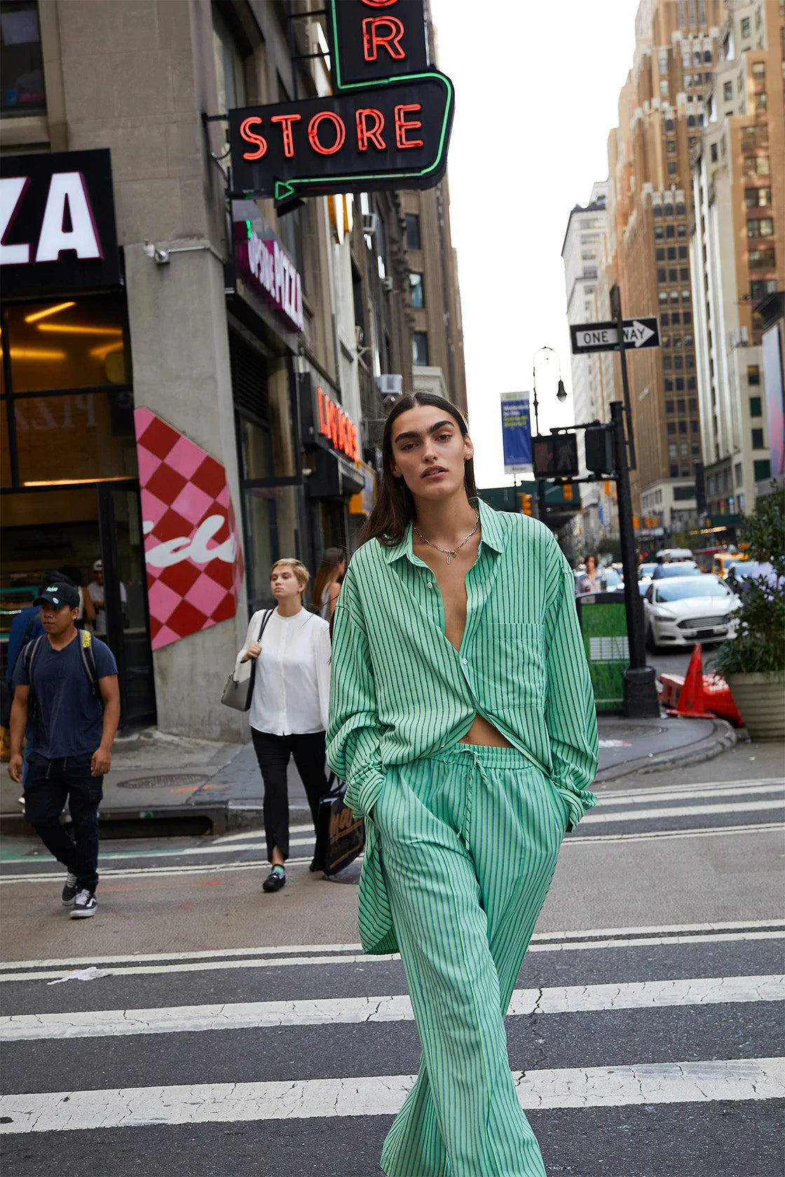 Diego Shirt for Men - Stylish Green & Blue Casual Button Down Shirt - Perfect for Office, Date Night & Outdoor Activities