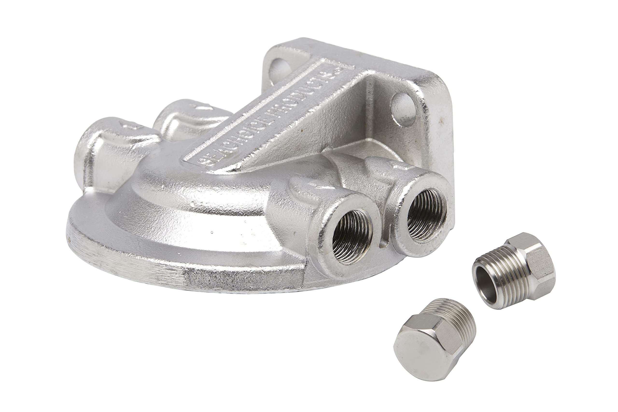 SEACHOICE Stainless Steel Fuel and Water Separating Filter Bracket with 3/8