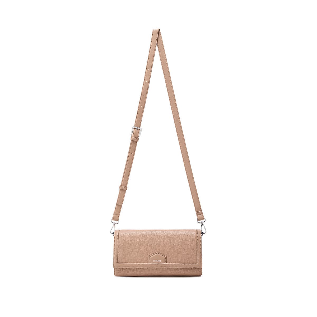 Krista Vegan Leather Shoulder Bag for Women | Latte Pebbled Crossbody Purse - Perfect for Work, Travel & Everyday Use