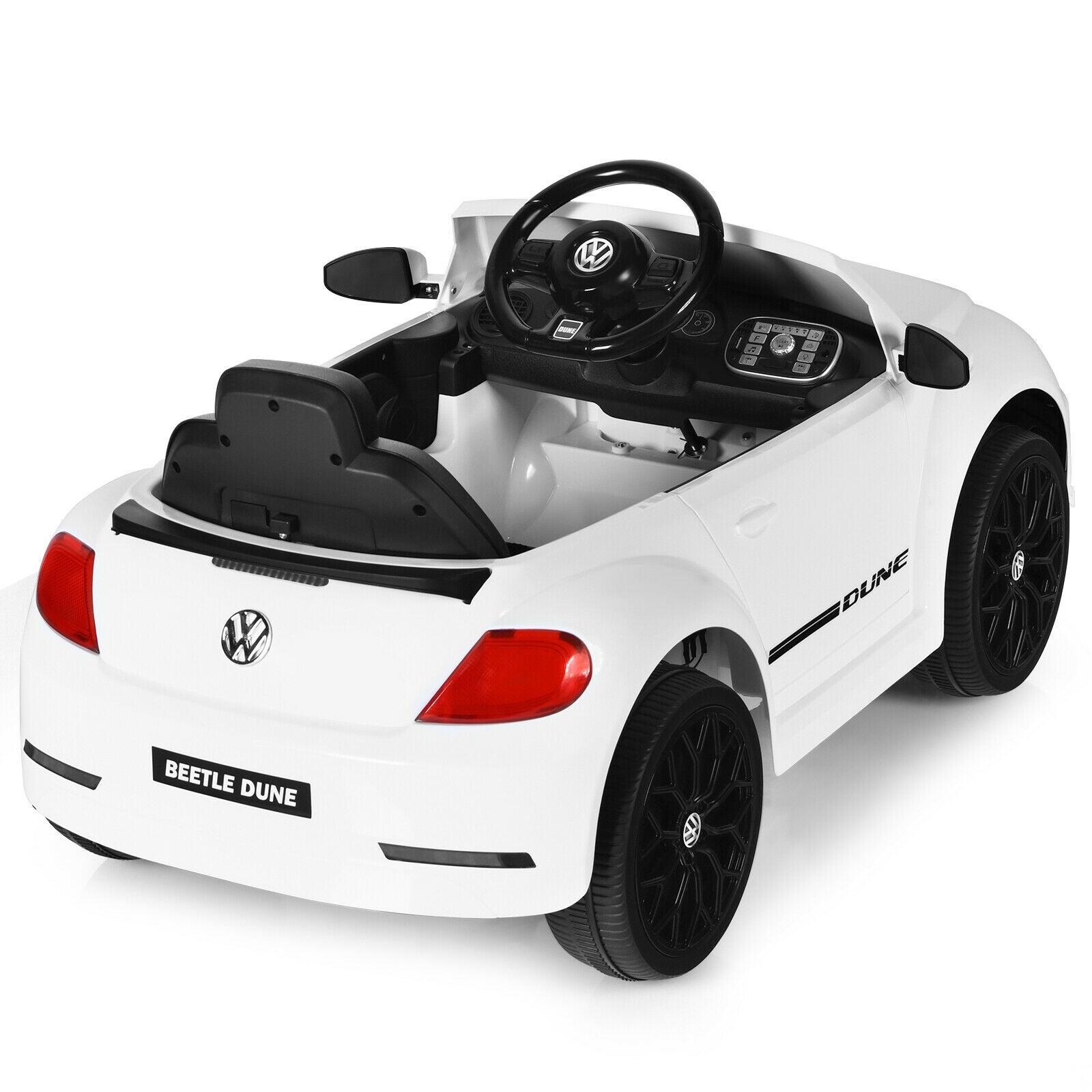 Volkswagen Beetle Kids Electric Ride-On Car with Parent Remote Control - 12V Battery-Powered Toy Car for Boys & Girls - Perfect for Indoor & Outdoor Play, Birthday Gifts, and Backyard Fun
