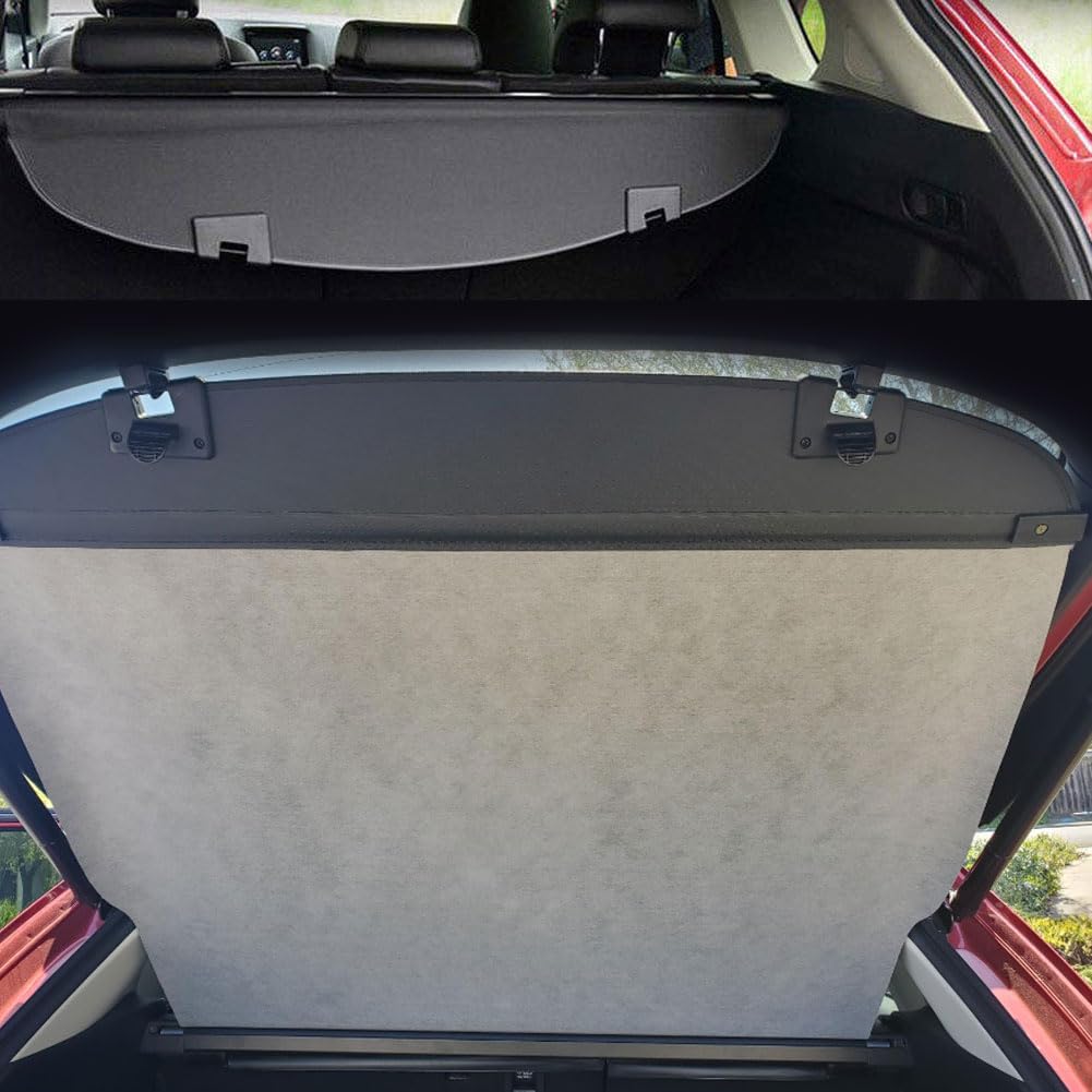 MarretooAuto Premium Cargo Cover for Mazda CX-5 (2017-2023 Models) - Durable Rebounding Plastic Trunk Liner Protector | Perfect for Road Trips, Grocery Hauling & Pet Transport