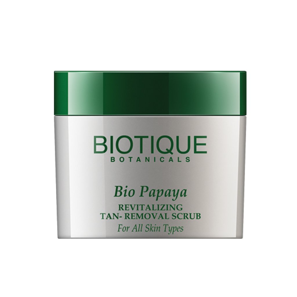 Biotique Bio Honey Gel Refreshing Foaming Face Cleanser 120ml & Bio Papaya Revitalizing Tan Removal Scrub 75g - Gentle Skincare Set for Glowing Skin, Daily Face Wash & Exfoliation Routine