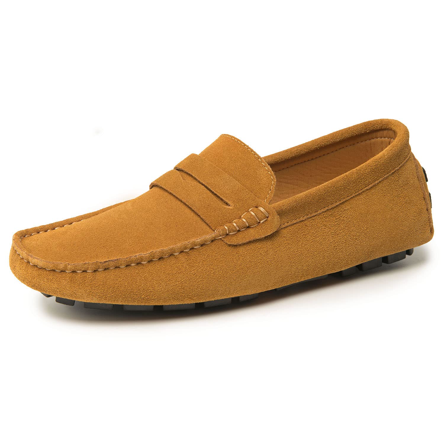 Go Tour Men's Penny Loafers - Classic Moccasin Driving Shoes & Slip-On Boat Shoes for Casual Wear | Perfect for Office, Travel & Weekend Outings