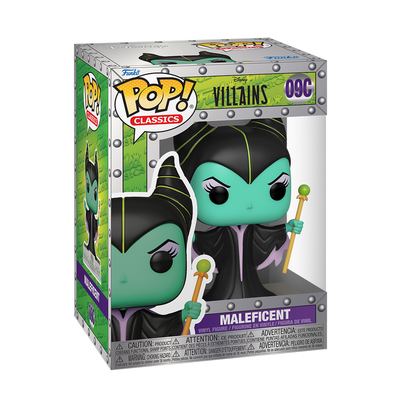 Disney Pop! Classics Maleficent Funko 25th Anniversary #09C Collectible Vinyl Figure – Perfect for Disney Fans, Collectors, and Home Decor