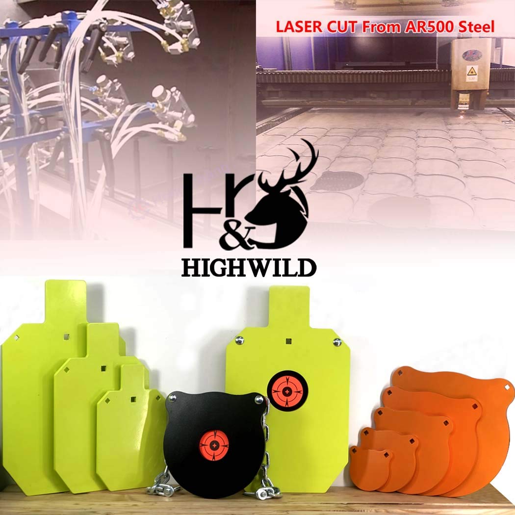 Highwild AR500 Steel Target Stand with 6