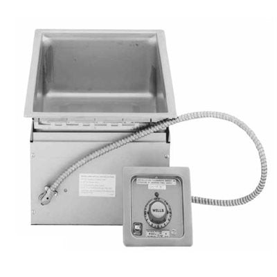 Wells 1 Pan Built-In Food Warmer with Infinite Temperature Controls - Perfect for Restaurants, Catering & Buffet Serving