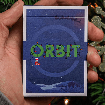 Orbit Christmas Playing Cards - Festive Holiday Deck for Family Games & Magic Tricks | Perfect for Holiday Parties, Stocking Stuffers & Gift Exchanges