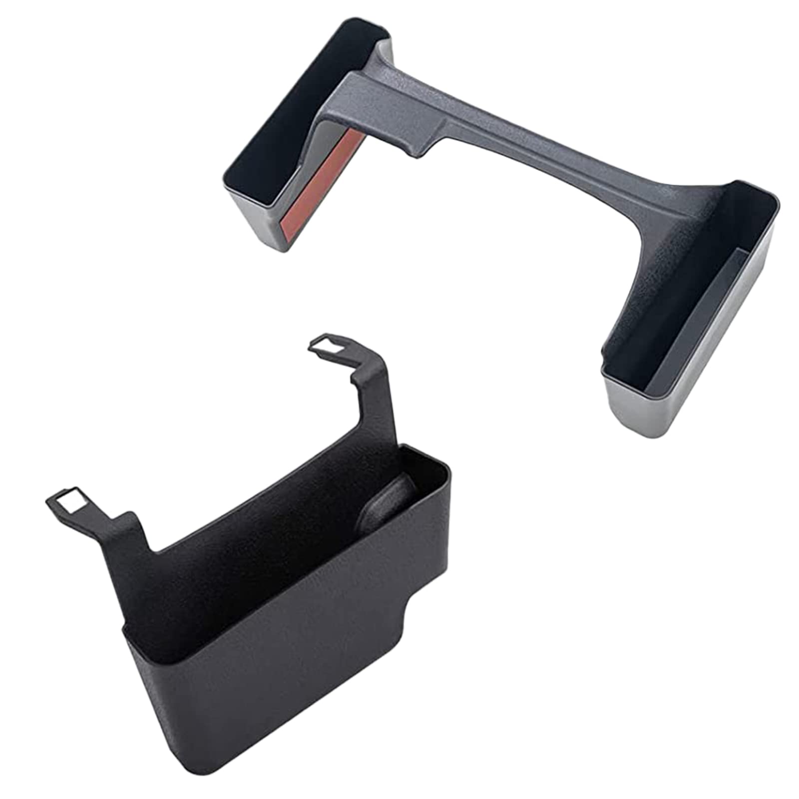 JKCOVER Center Console Organizer Tray with Hanging Storage Box - Compatible with Jeep Wrangler JL/JLU (2018-2022) & Gladiator JT (2020-2022) - Gear Shift Accessories for Car Interior Organization - Perfect for Road Trips and Off-Road Adventures