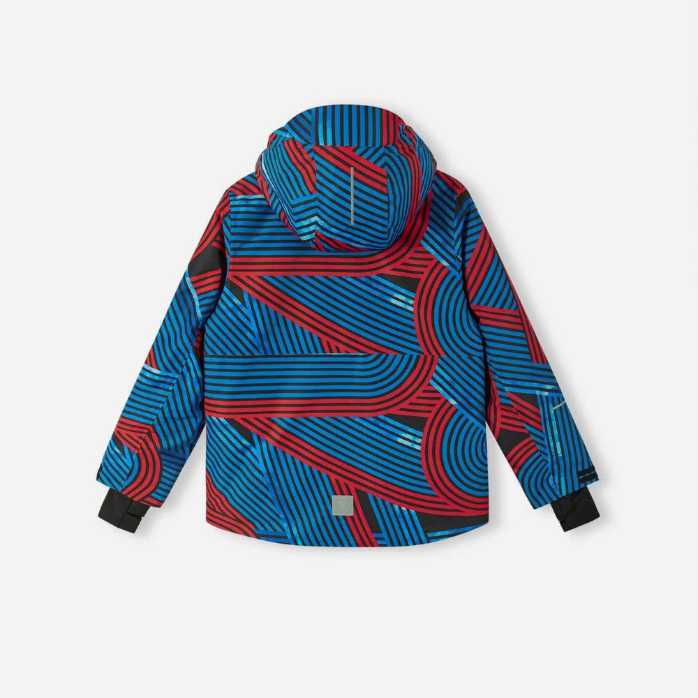 Reima Tirro Boys Ski Jacket - Waterproof Winter Coat for Kids, Bright Blue | Warm Snow Jacket for Boys, Outdoor Skiing & Snowboarding Gear