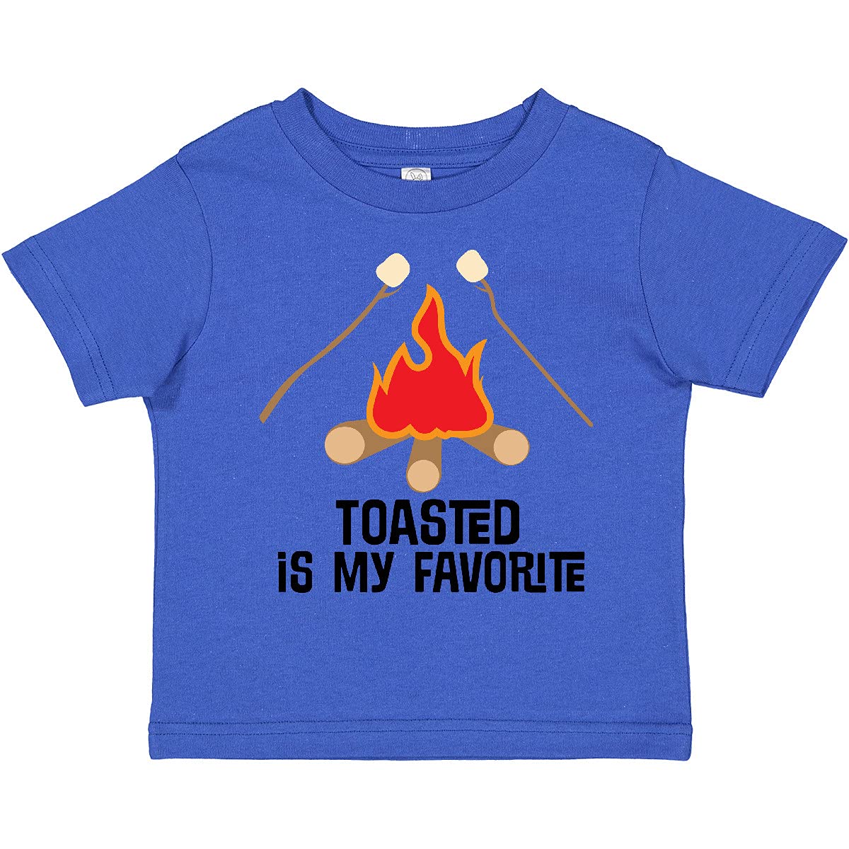 Roasted Marshmallows Camping T-Shirt for Toddlers - Soft & Comfortable Kids Tee for Outdoor Adventures & Campfire Fun