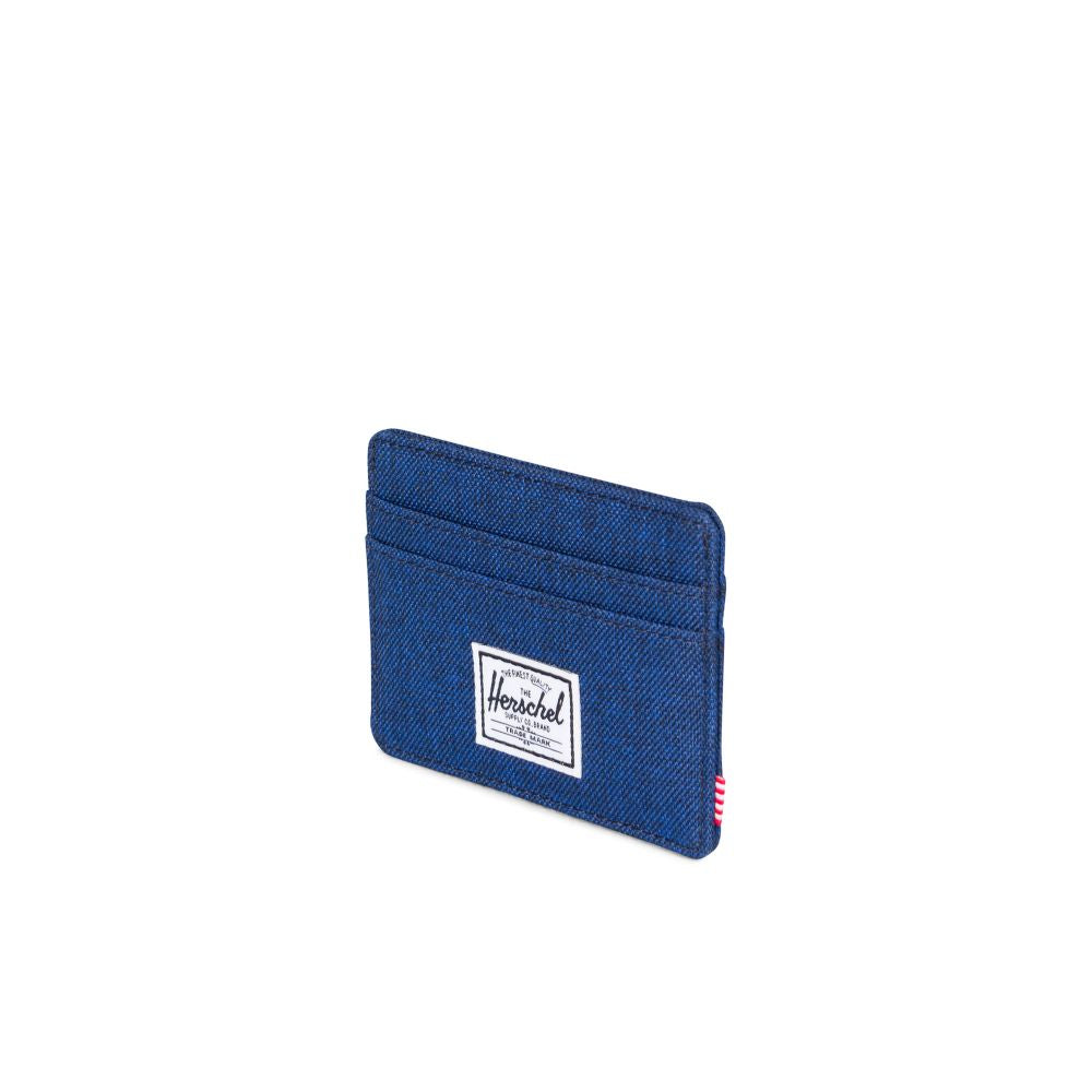Herschel Charlie Wallet - RFID Blocking Bifold Wallet for Men & Women | Slim & Lightweight | Eclipse Crosshatch Design | Perfect for Travel, Work & Everyday Use