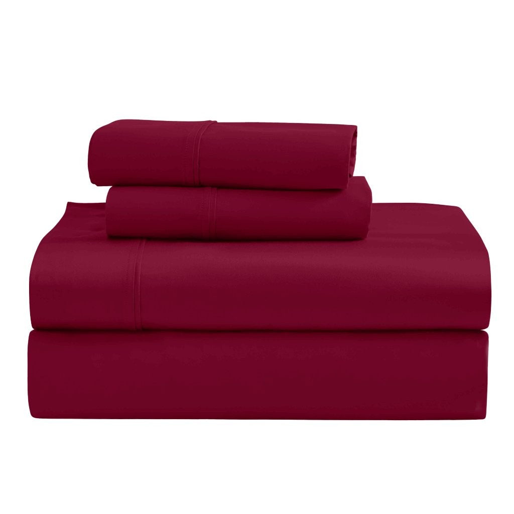 Luxury 1200 Thread Count Egyptian Cotton Deep Pocket Bed Sheet Set - Queen Size, Soft & Breathable for Ultimate Comfort - Perfect for Master Bedroom, Guest Room & Hotel Use