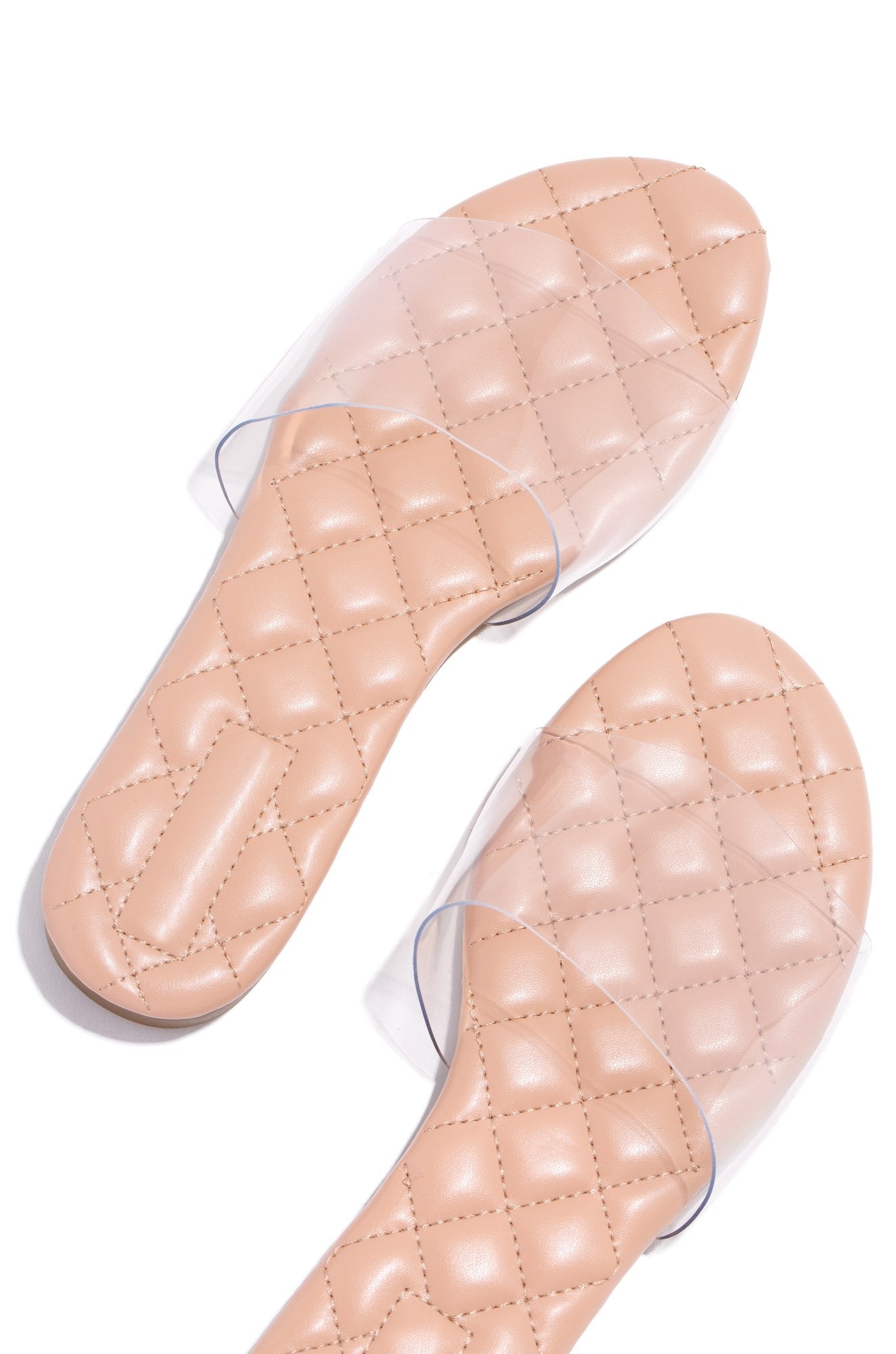 Lori Women's Nude Sandals - Comfortable Casual Slide Sandals for Summer Beach, Pool, Vacation & Everyday Wear