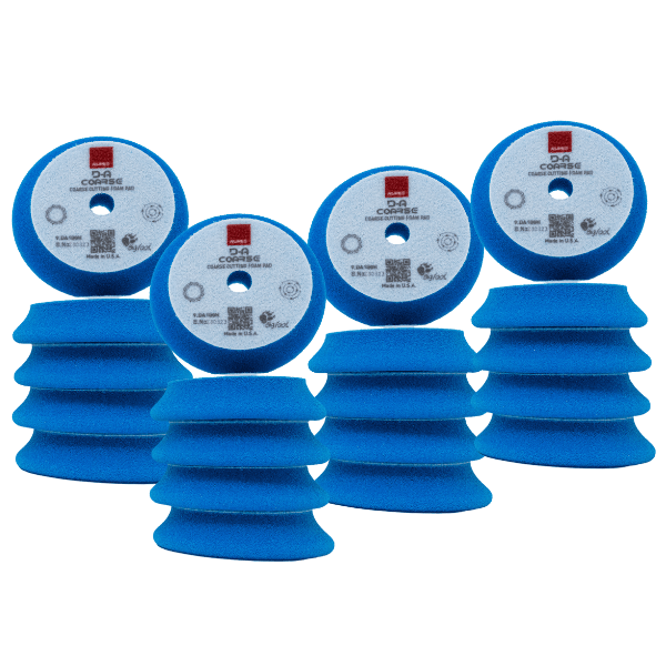 RUPES D-A Coarse High-Performance Foam Cutting Pad (Blue) - Perfect for Auto Detailing, Paint Correction & Car Polishing