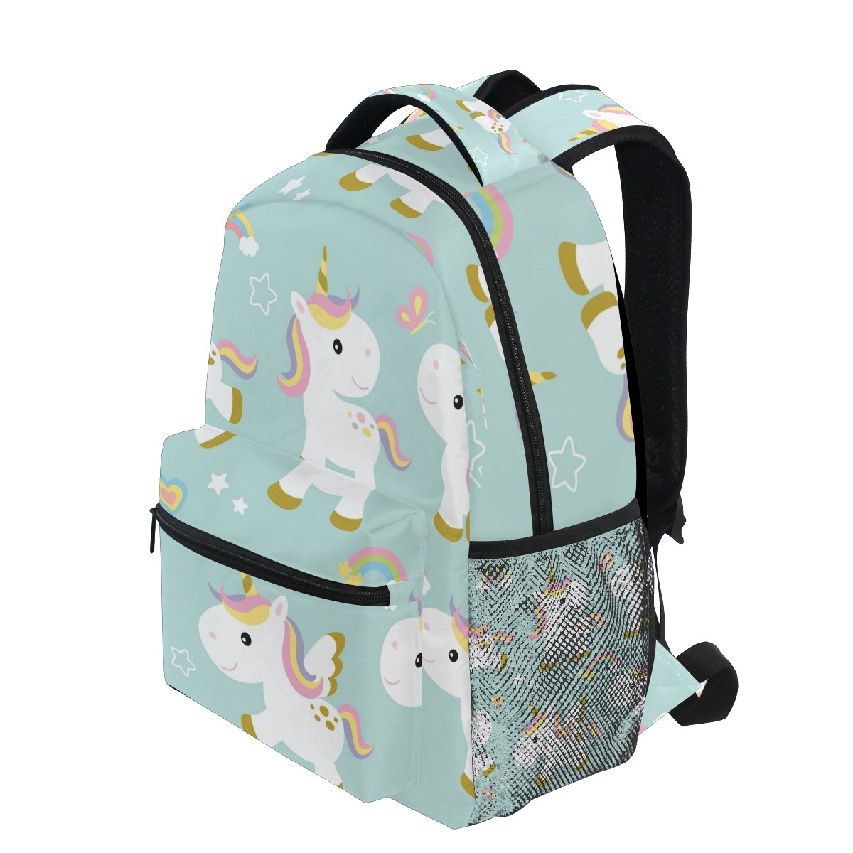Senya Cute Unicorn School Backpack for Boys & Girls - Durable Bookbag & Travel Backpack for Kids - Perfect for School, College, Travel & Daily Use