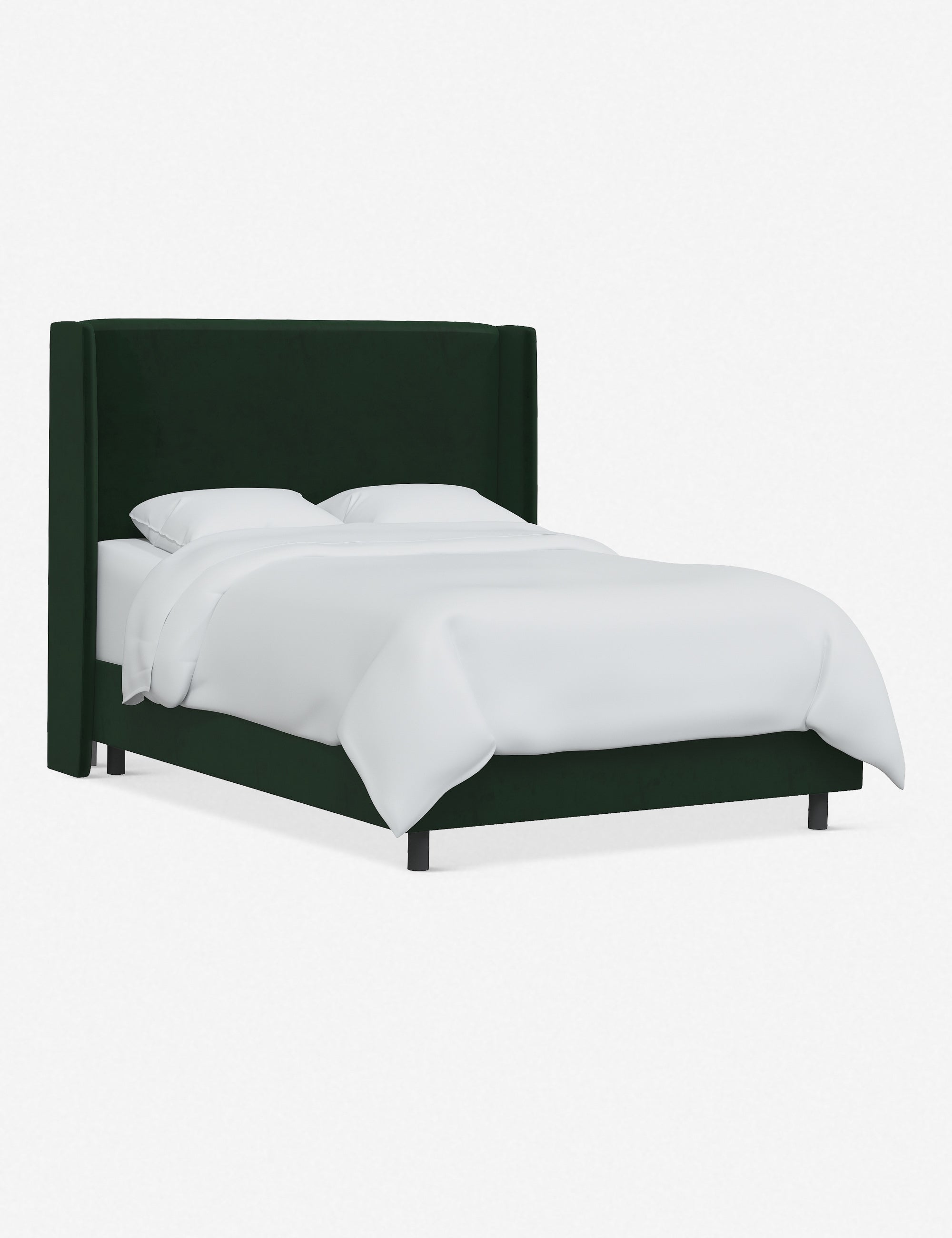 Adara Bed Frame - Queen Size Platform Bed with Wooden Slats, Modern Minimalist Design for Bedroom - Perfect for Small Spaces, Guest Rooms & Apartments