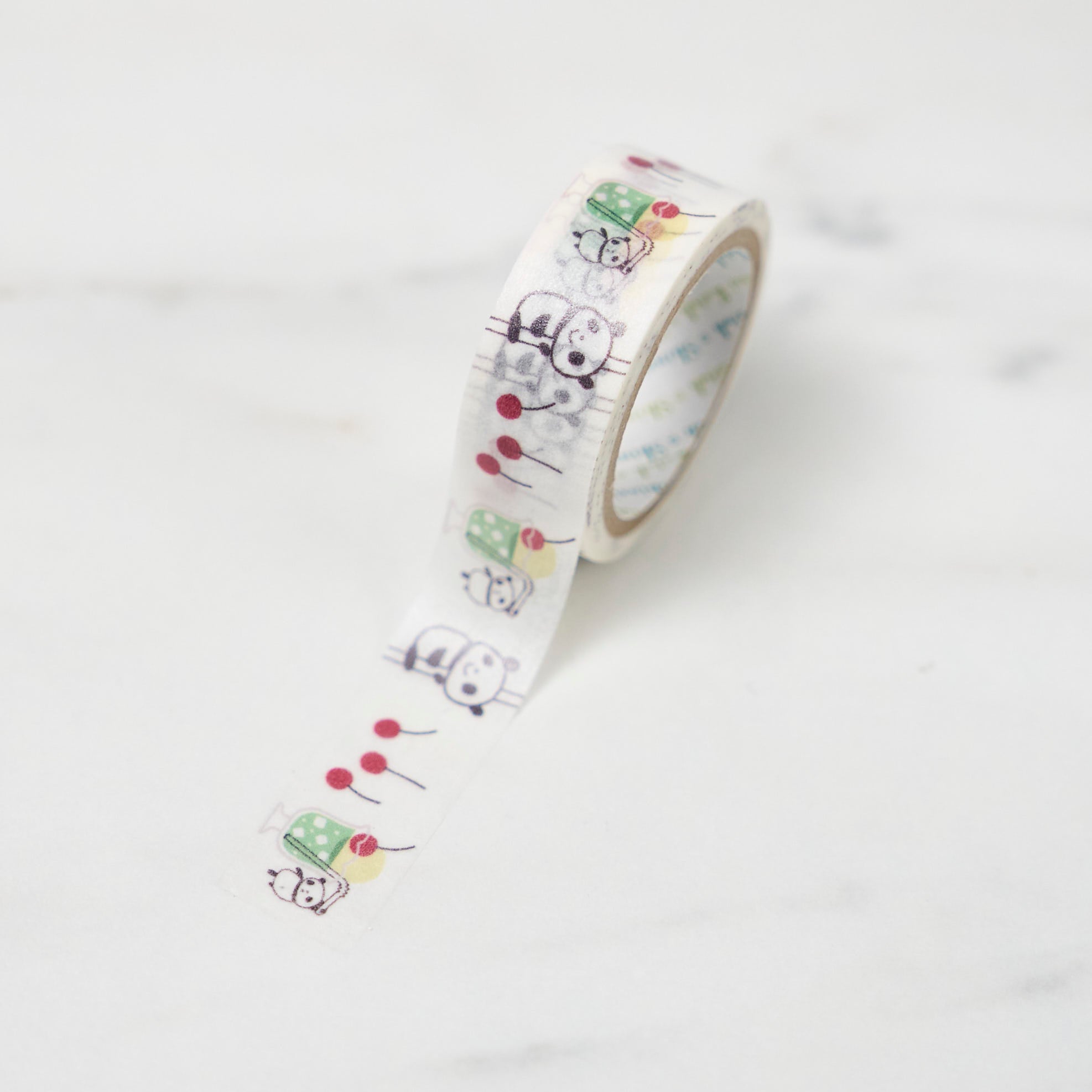 Shinzi Katoh Seal Do Masking Tape - Decorative Washi Tape for Scrapbooking, Journaling, DIY Crafts & Home Decor - Every Day is a Good Day Design