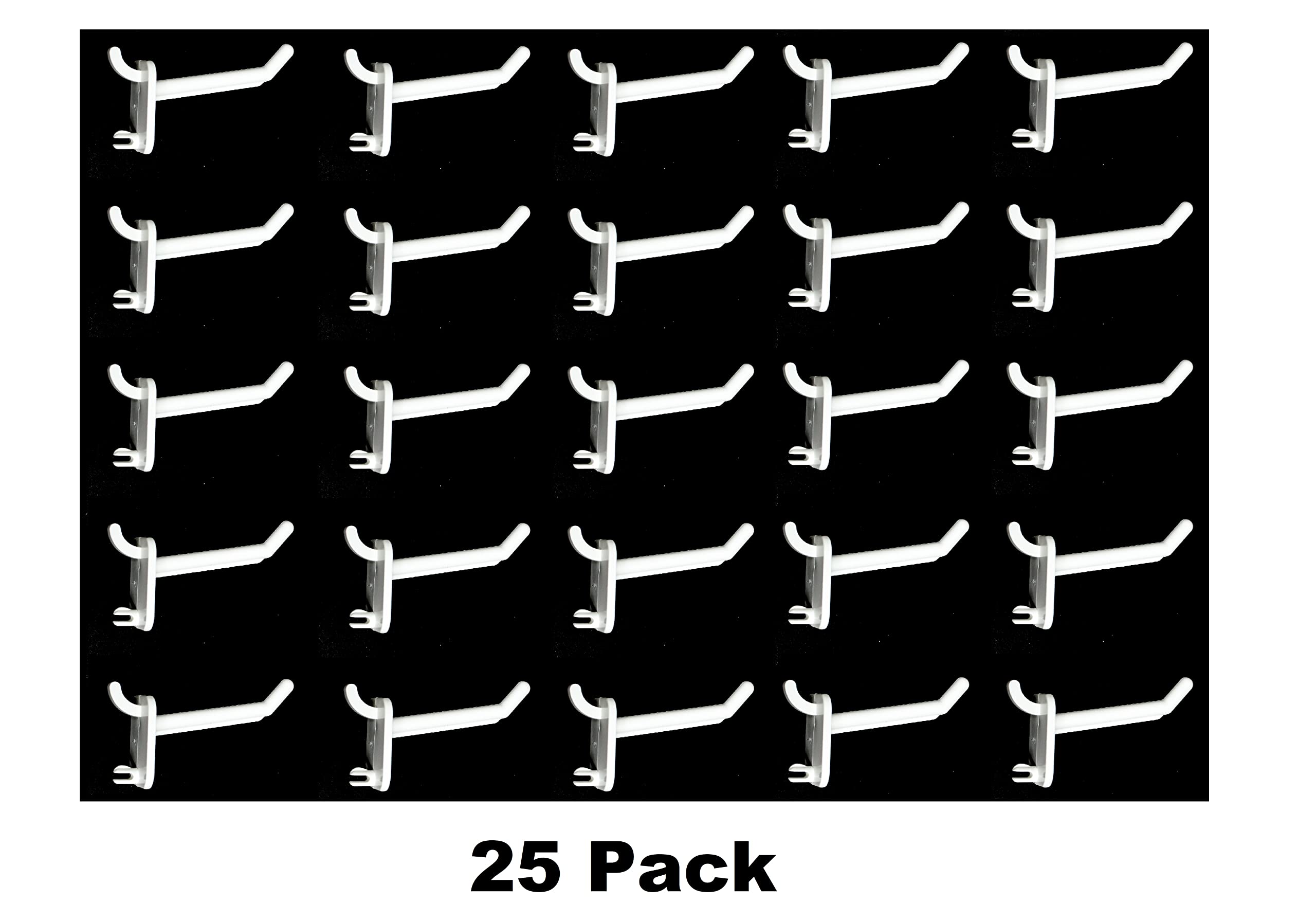 JSP Manufacturing White Plastic Pegboard Hooks - 2