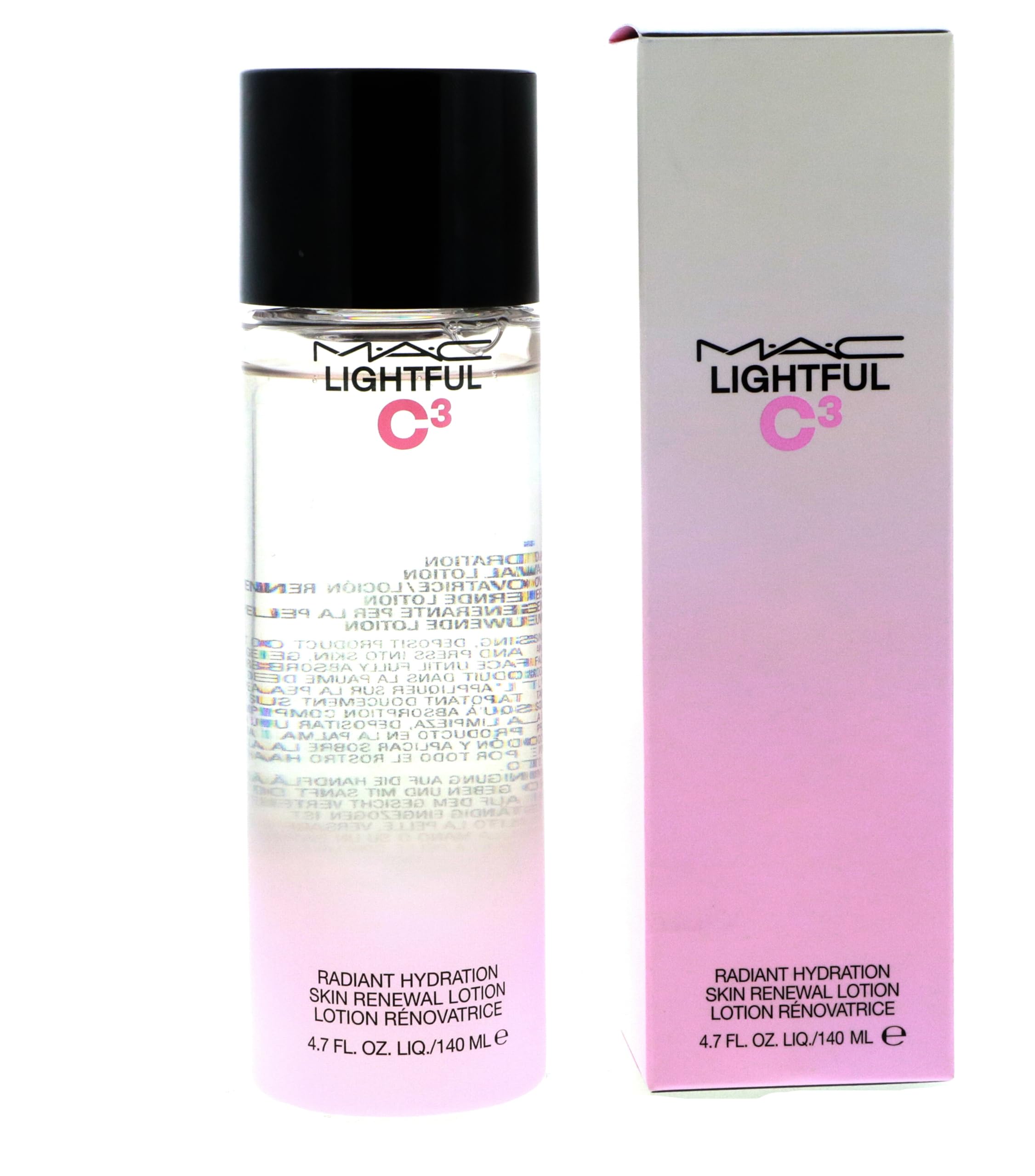 M.A.C Cosmetics Lightful C3 Radiant Hydration Skin Renewal Lotion - Brightening & Moisturizing Face Cream for Dull Skin | Day & Night Skincare Routine