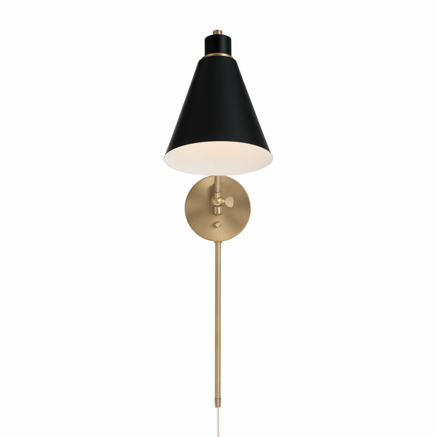 Capital Lighting One Light Wall Sconce - Modern Indoor/Outdoor Wall Light Fixture for Living Room, Bedroom, Hallway & Patio