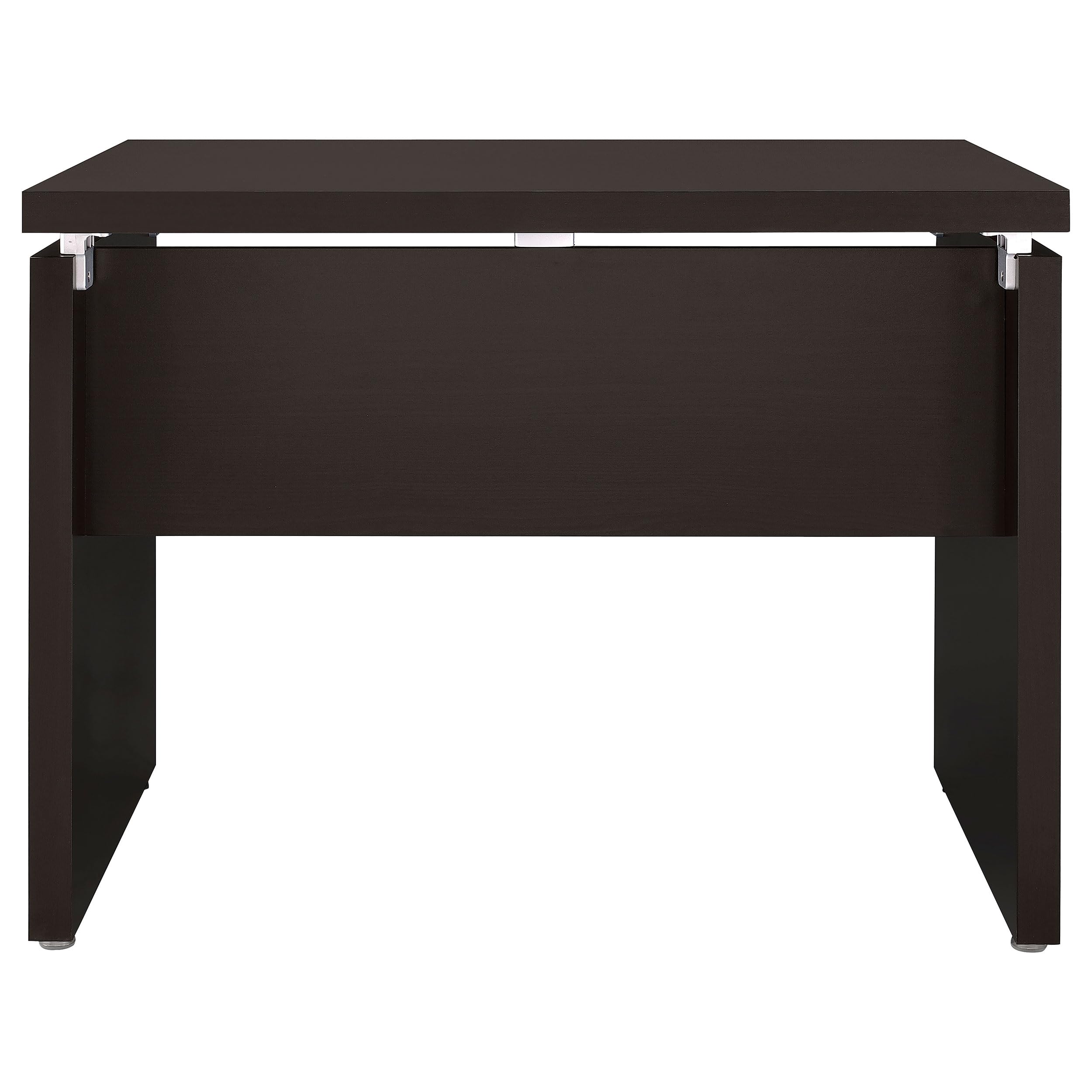 Coaster Home Furnishings Skylar Extendable Dining Table in Cappuccino Finish - Perfect for Small Spaces, Kitchen Nooks & Apartment Dining Areas