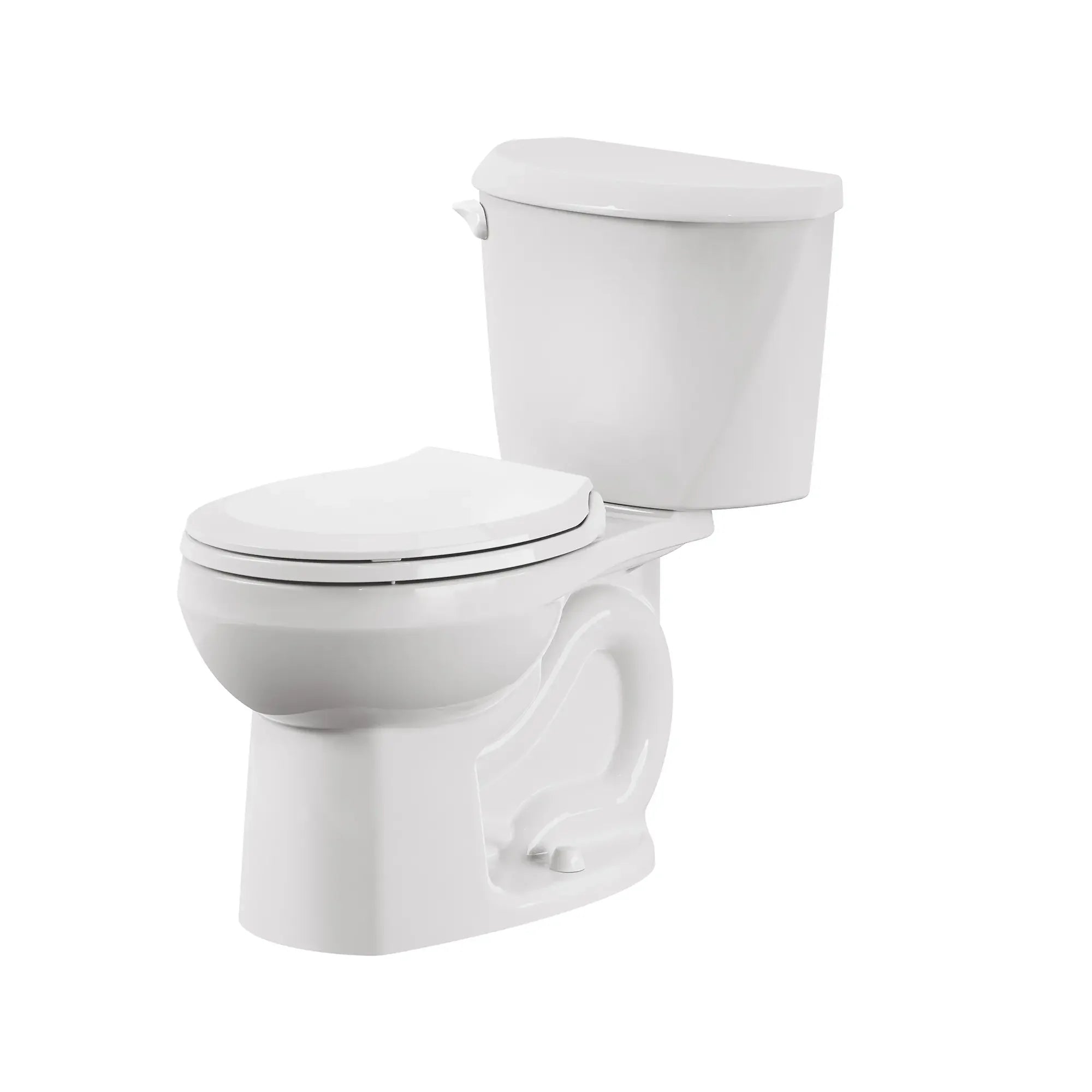 Colony® 3 Two-Piece 1.28 GPF/4.8 LPF Standard Height Round Front Toilet with Seat & Wax Ring - Water-Efficient Bathroom Toilet for Small Spaces & Modern Homes