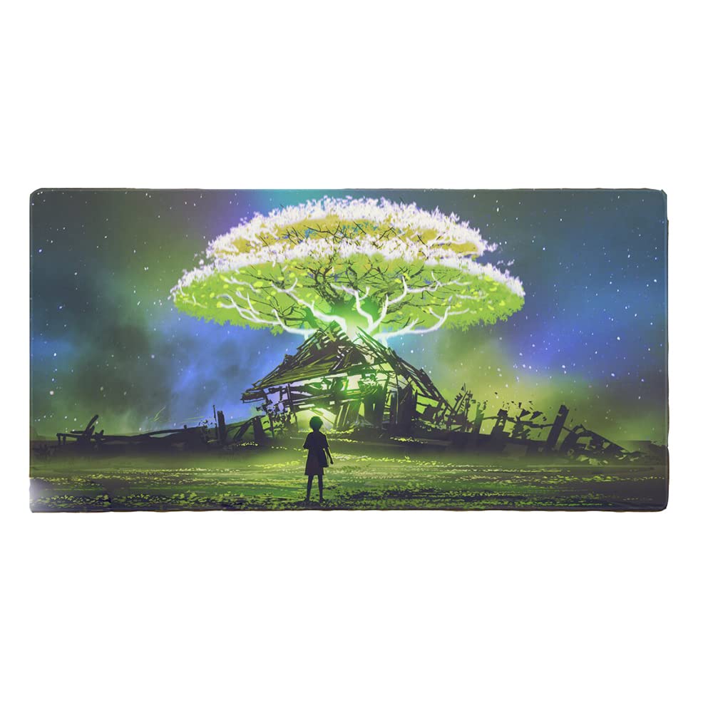 Northern Lights Starry Night Sky Mouse Pad - 35