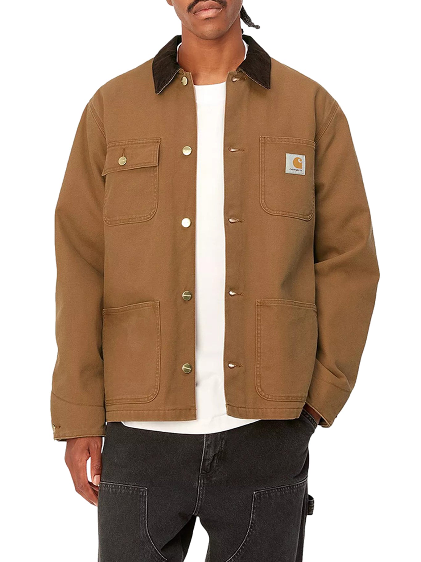 Michigan Dearborn Canvas Jacket with Velvet Collar - Stylish Winter Coat for Men & Women | Perfect for Outdoor Activities, Casual Wear & Cold Weather