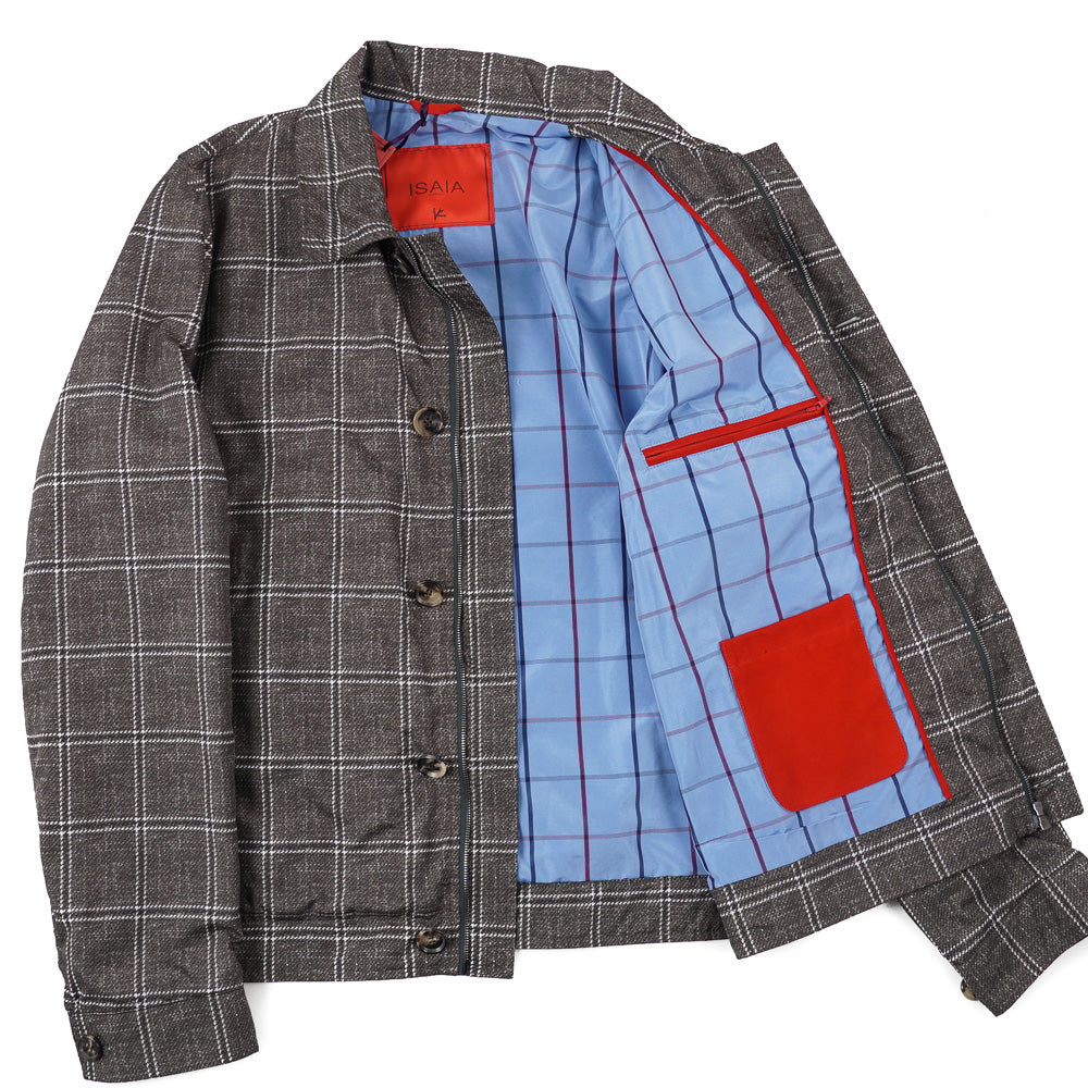 Isaia Lightweight Printed Flight Jacket for Men - Stylish Aviator Bomber Jacket with Comfortable Fit - Perfect for Casual Wear, Travel & Outdoor Adventures
