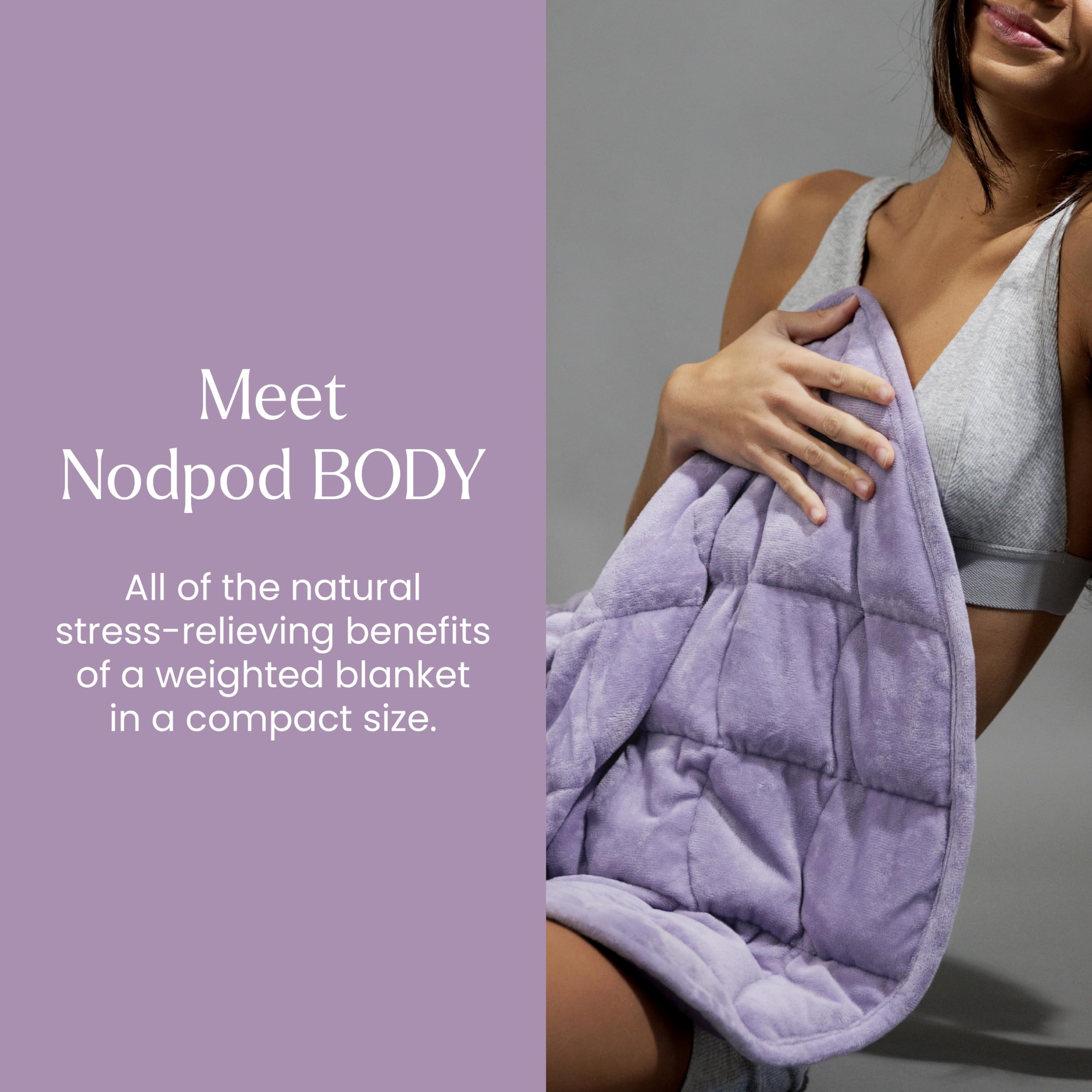 NodPod 6.5lb Weighted Blanket for Adults - Compact Size 29