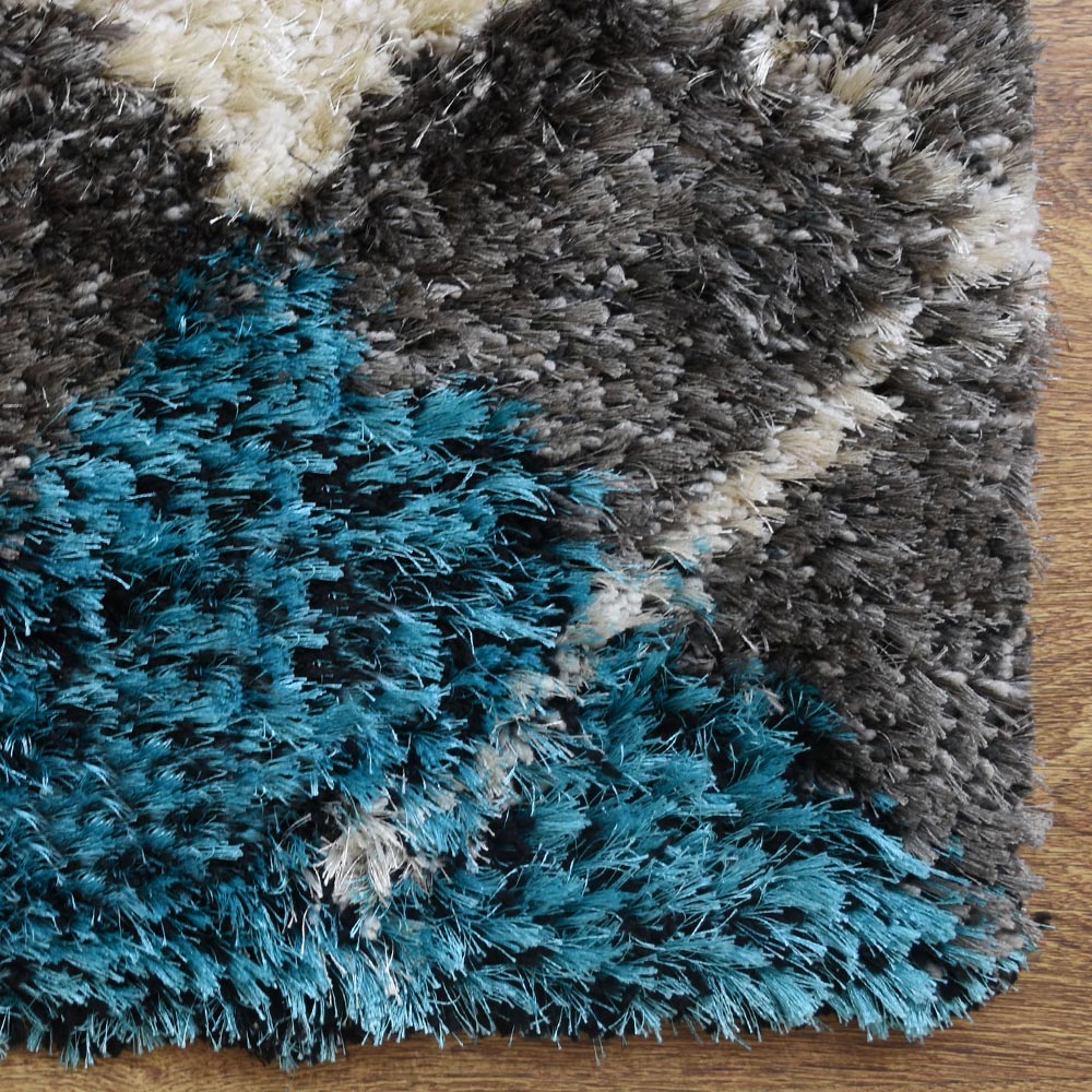 Facet Hand Tufted Rug - Premium Modern Geometric Area Rug for Living Room, Bedroom & Office - Soft & Durable Home Decor